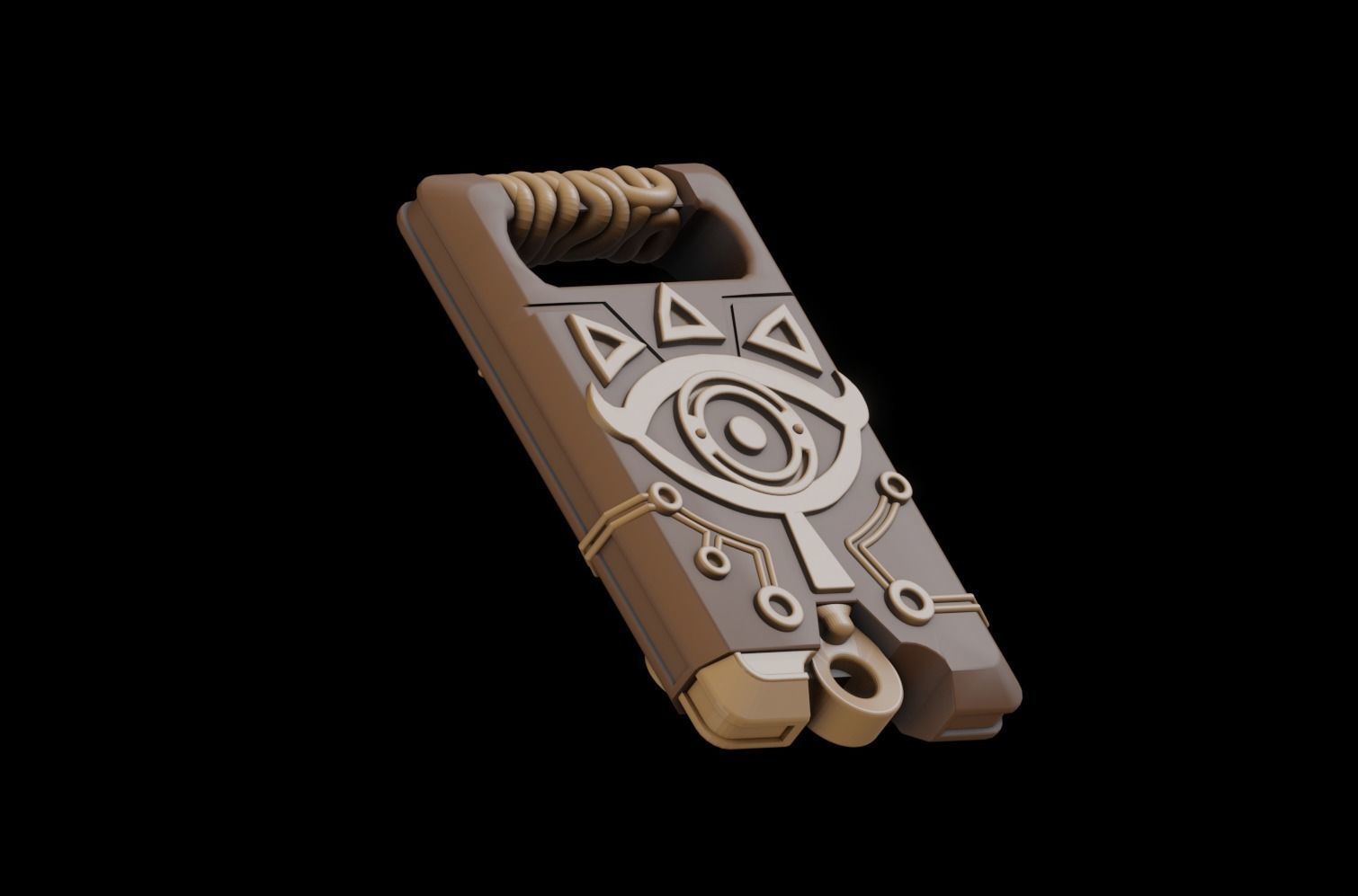 Sheikah Slate Legend Of Zelda 1to1 scale for Cosplay - UPDATED 3D print model_3