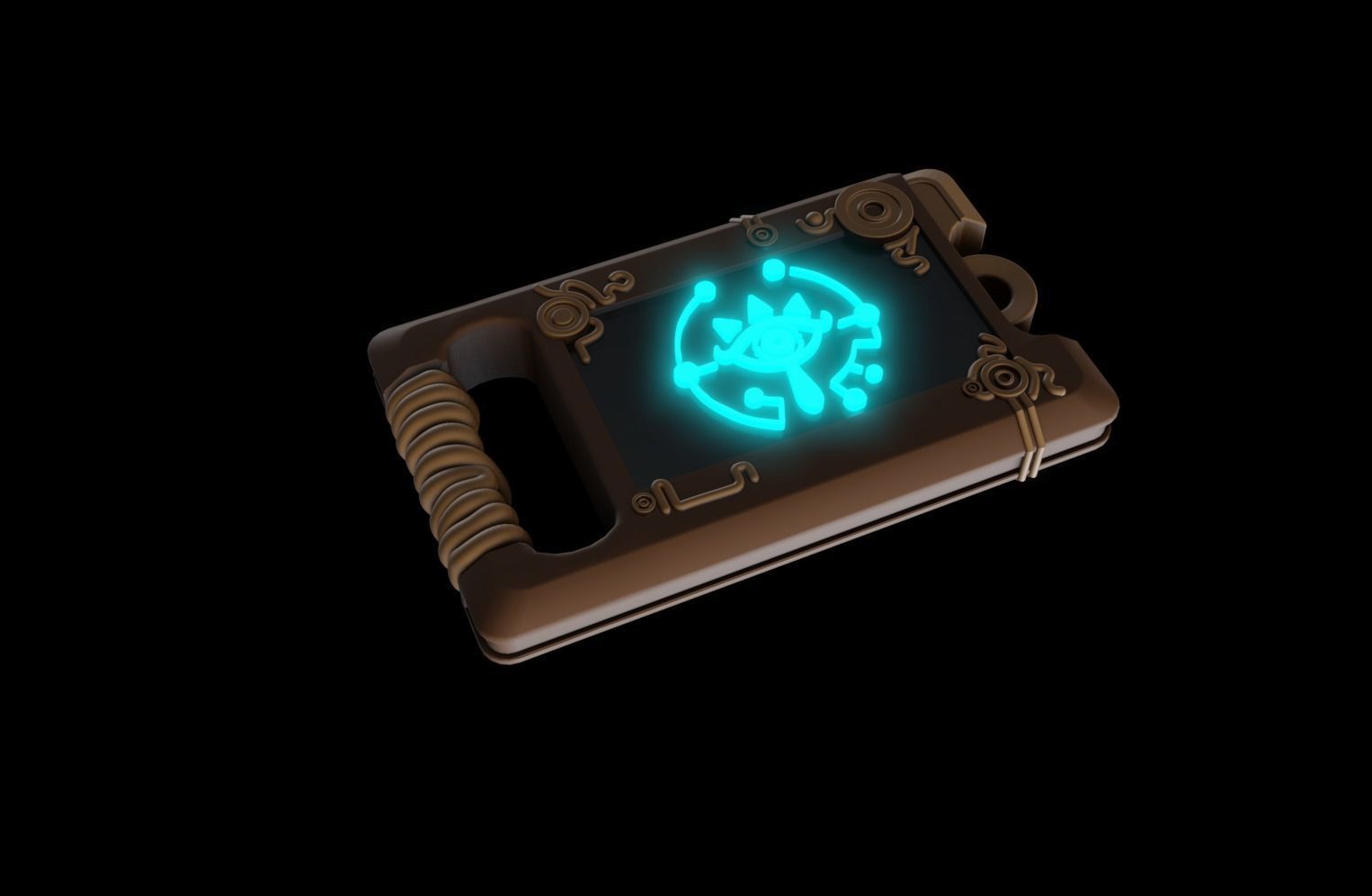 Sheikah Slate Legend Of Zelda 1to1 scale for Cosplay - UPDATED 3D print model_10