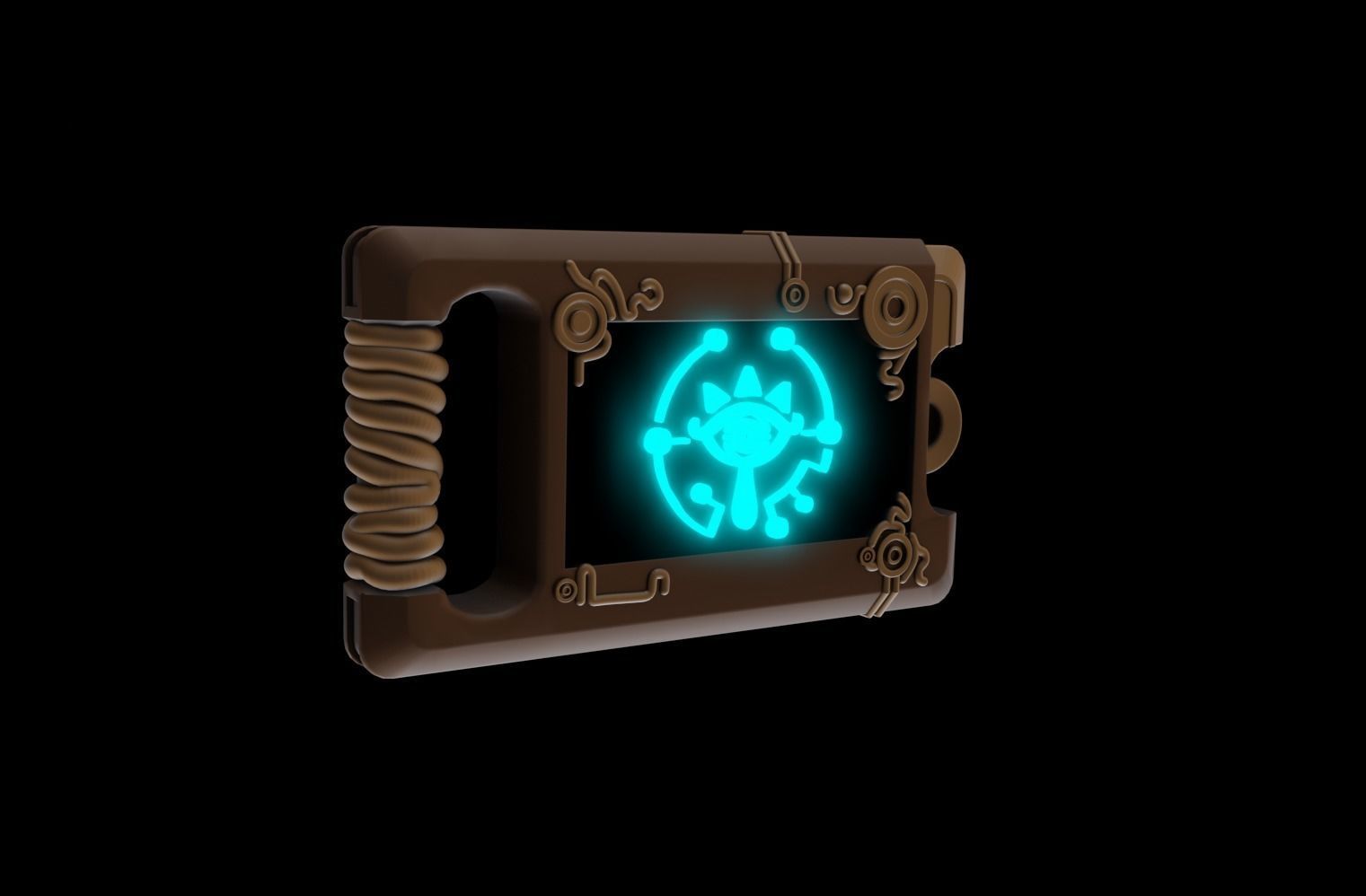 Sheikah Slate Legend Of Zelda 1to1 scale for Cosplay - UPDATED 3D print model_6