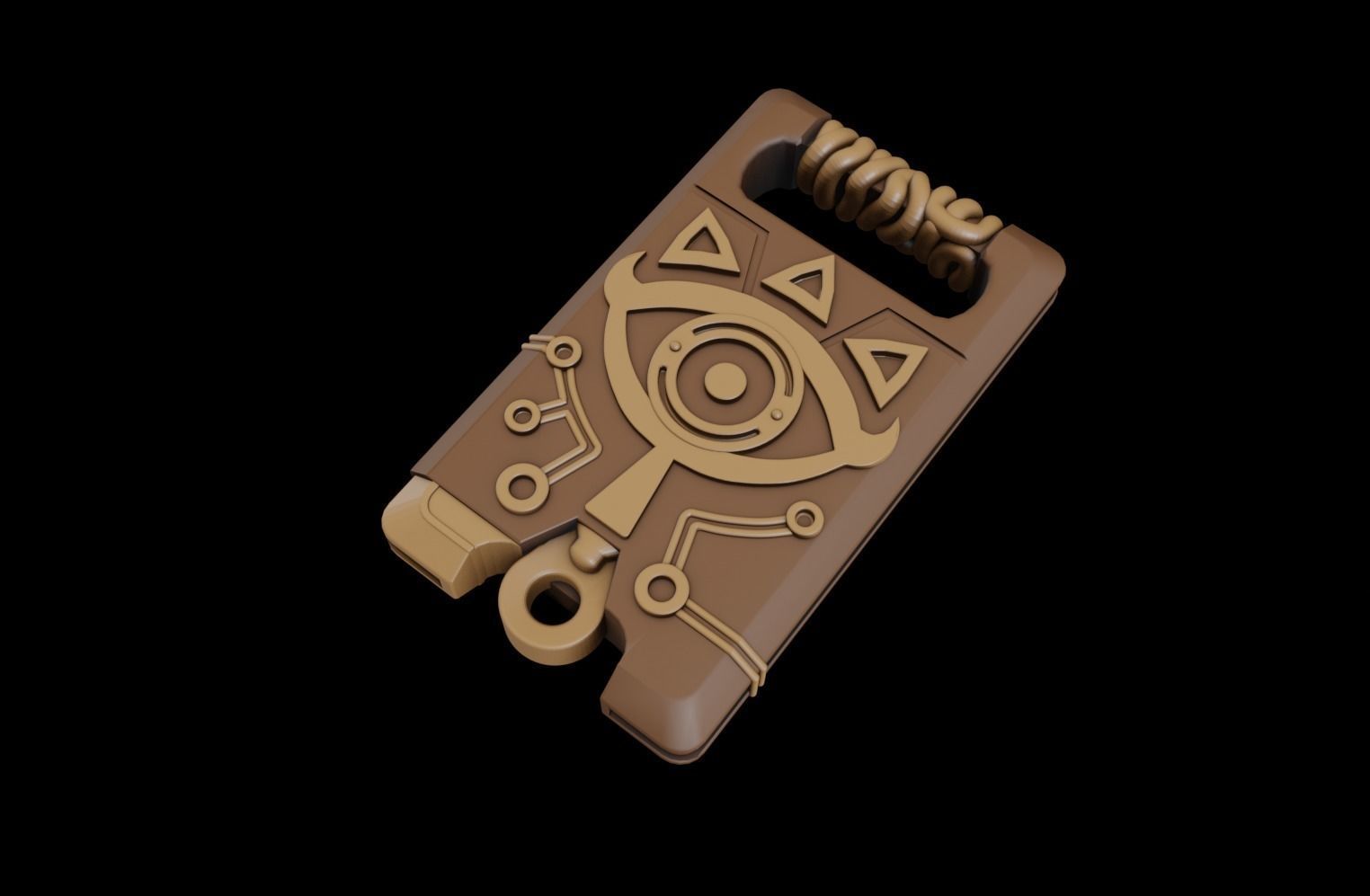 Sheikah Slate Legend Of Zelda 1to1 scale for Cosplay - UPDATED 3D print model_7