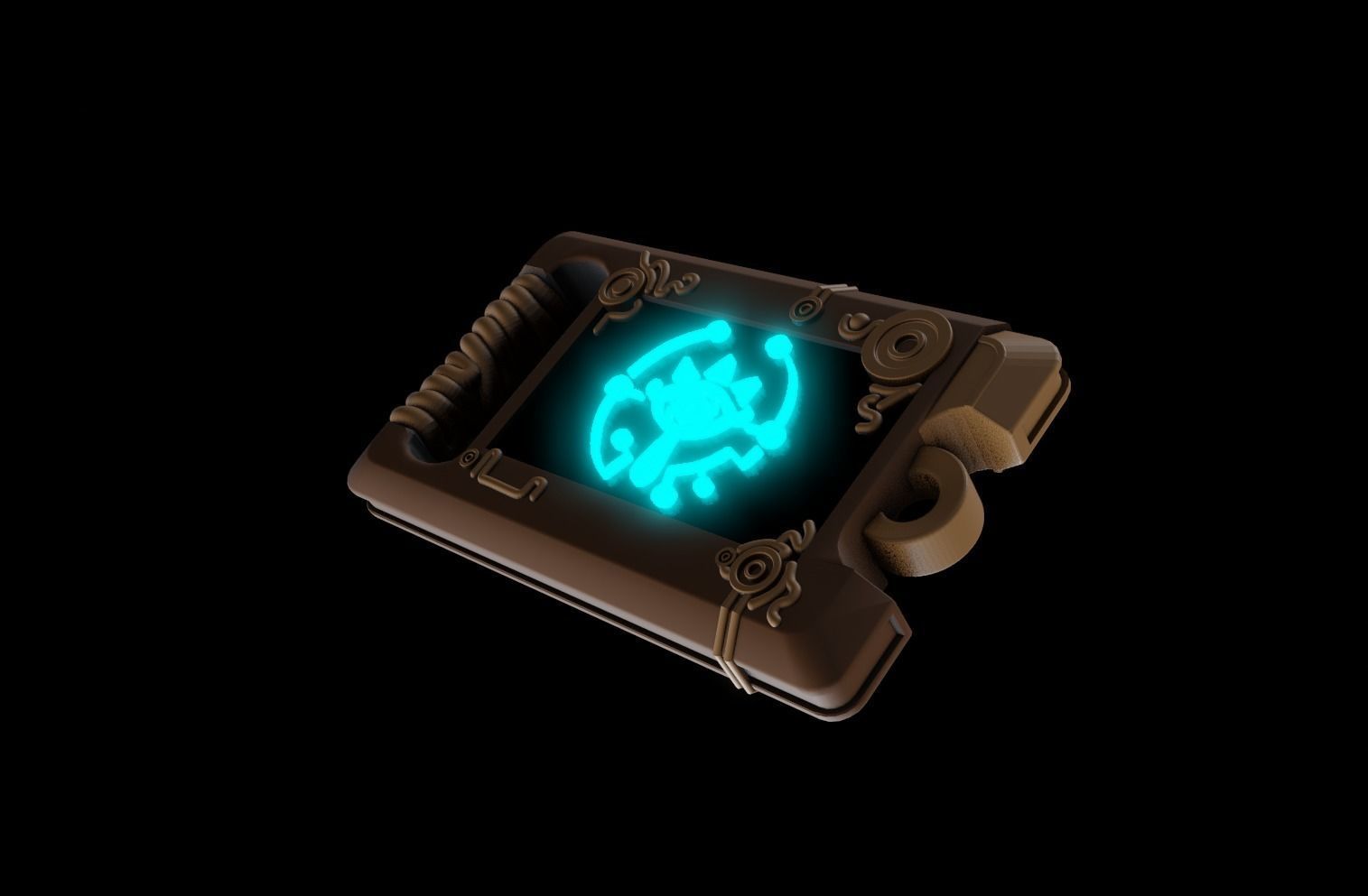 Sheikah Slate Legend Of Zelda 1to1 scale for Cosplay - UPDATED 3D print model_5