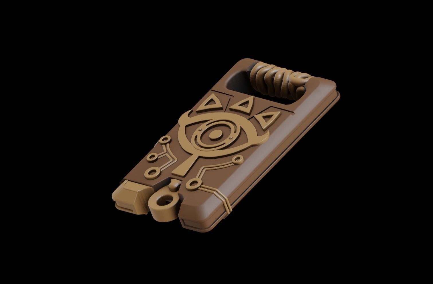 Sheikah Slate Legend Of Zelda 1to1 scale for Cosplay - UPDATED 3D print model_2