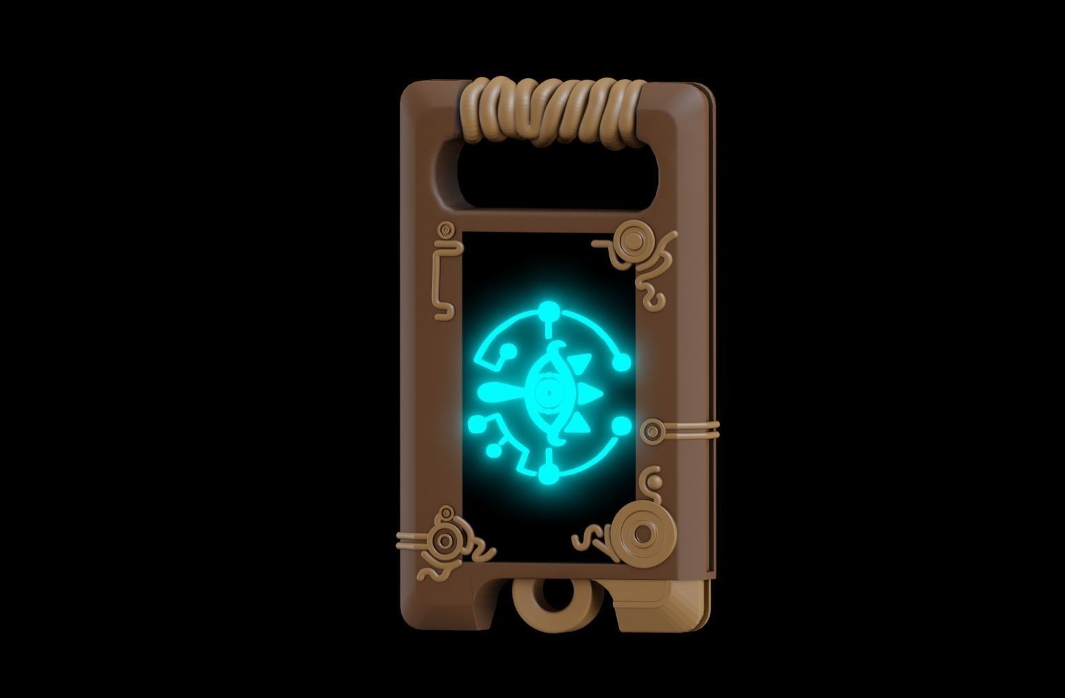 Sheikah Slate Legend Of Zelda 1to1 scale for Cosplay - UPDATED 3D print model_1