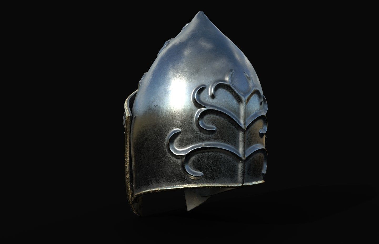 Faramir Helmet lord of the rings 3D DIGITAL DOWNLOAD FILE 3D print model_2