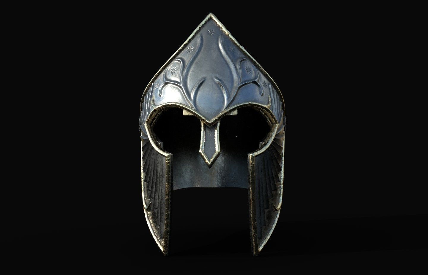 Faramir Helmet lord of the rings 3D DIGITAL DOWNLOAD FILE 3D print model_3