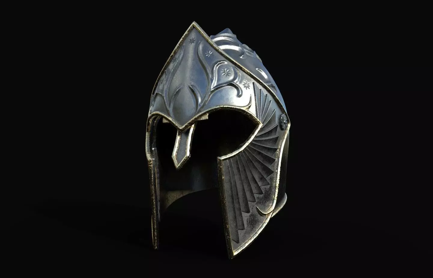 Faramir Helmet lord of the rings 3D DIGITAL DOWNLOAD FILE 3D print model_0