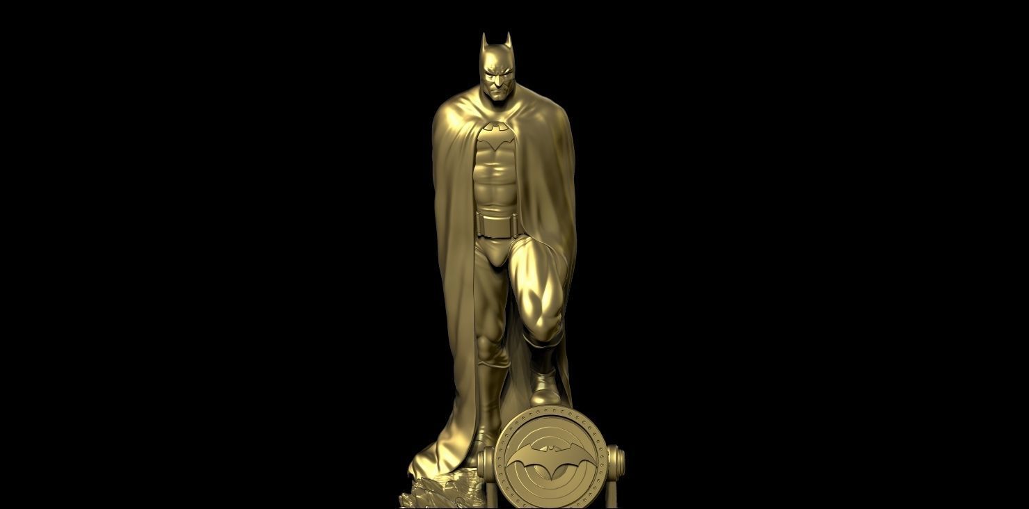 Fan Art - Batman Statue - Standalone version 3D print model_5