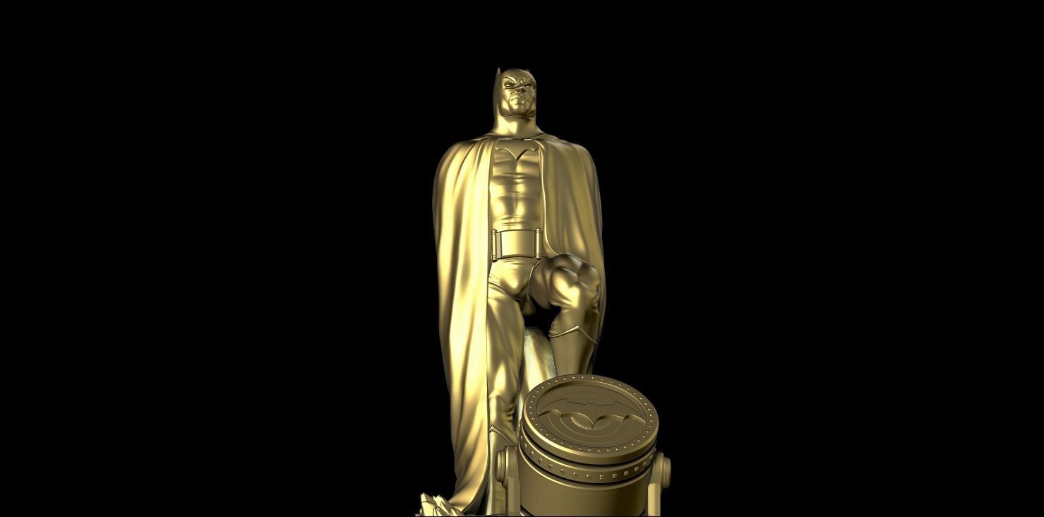Fan Art - Batman Statue - Standalone version 3D print model_6