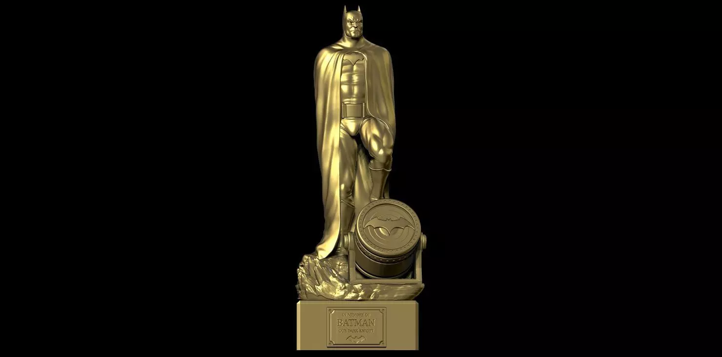 Fan Art - Batman Statue - Standalone version 3D print model_0