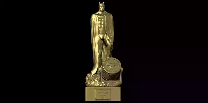 Fan Art - Batman Statue - Standalone version 3D print model