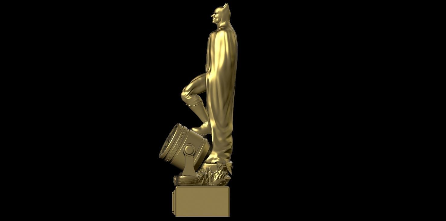Fan Art - Batman Statue - Standalone version 3D print model_2