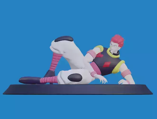 Hisoka lying down 3D print model
