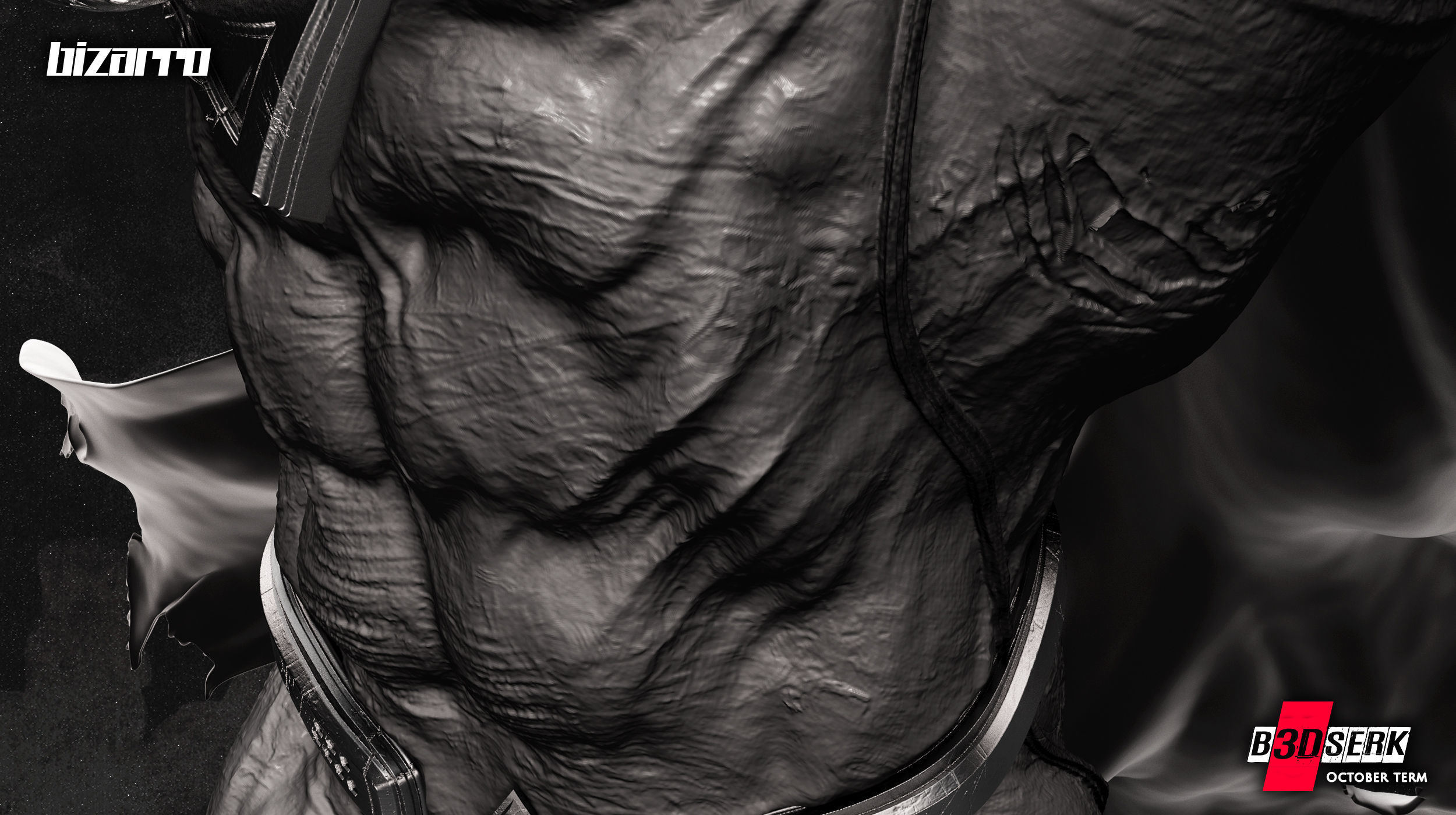 B3DSERK October term 2022 Bizarro Sculpture ready for printing 3D print model_12