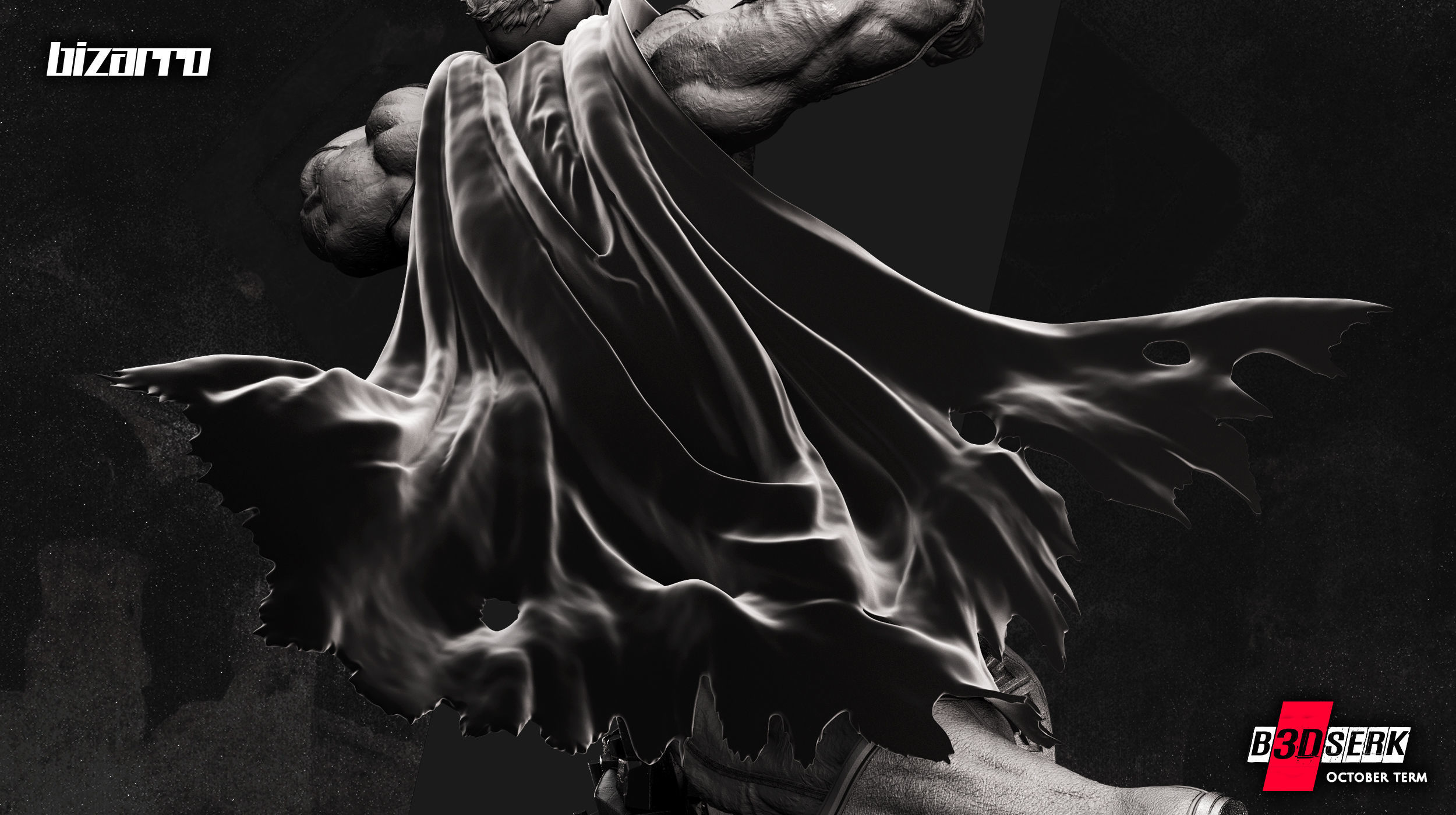 B3DSERK October term 2022 Bizarro Sculpture ready for printing 3D print model_5