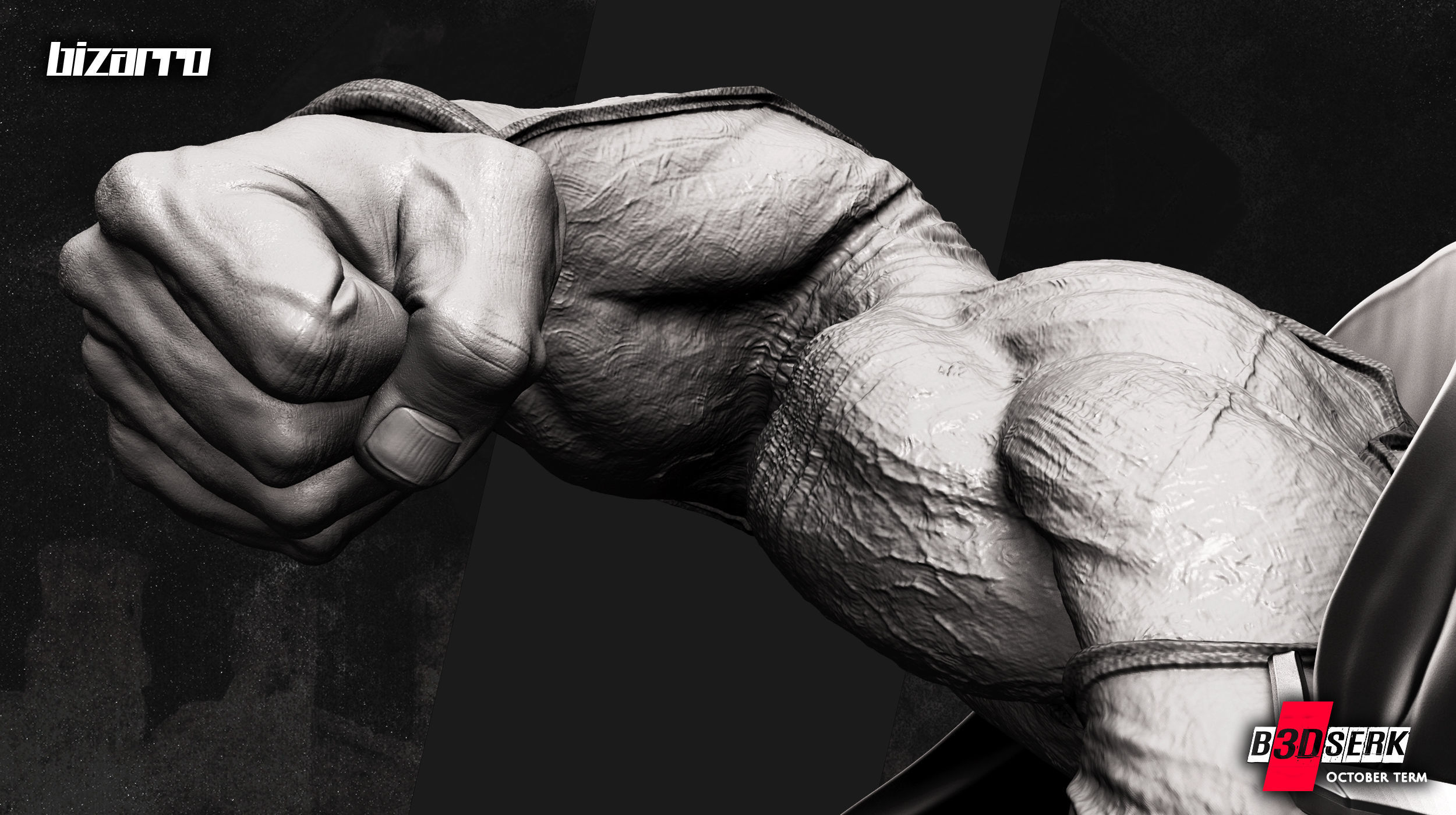 B3DSERK October term 2022 Bizarro Sculpture ready for printing 3D print model_8