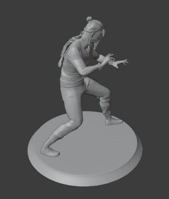 SIFU game character 3D print model_13