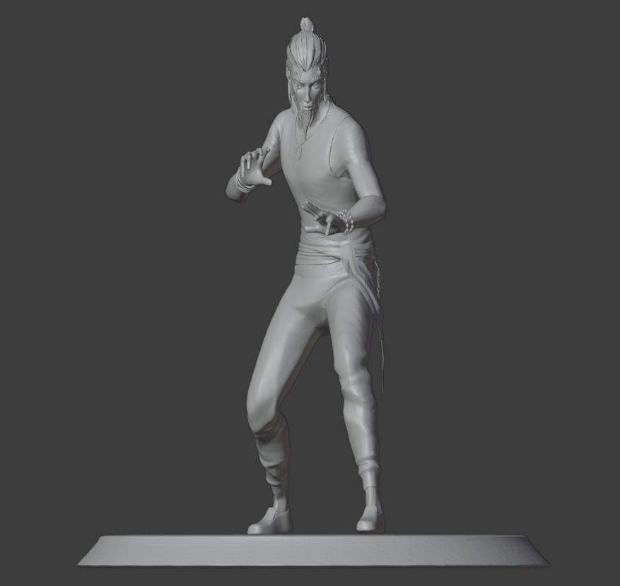 SIFU game character 3D print model_2