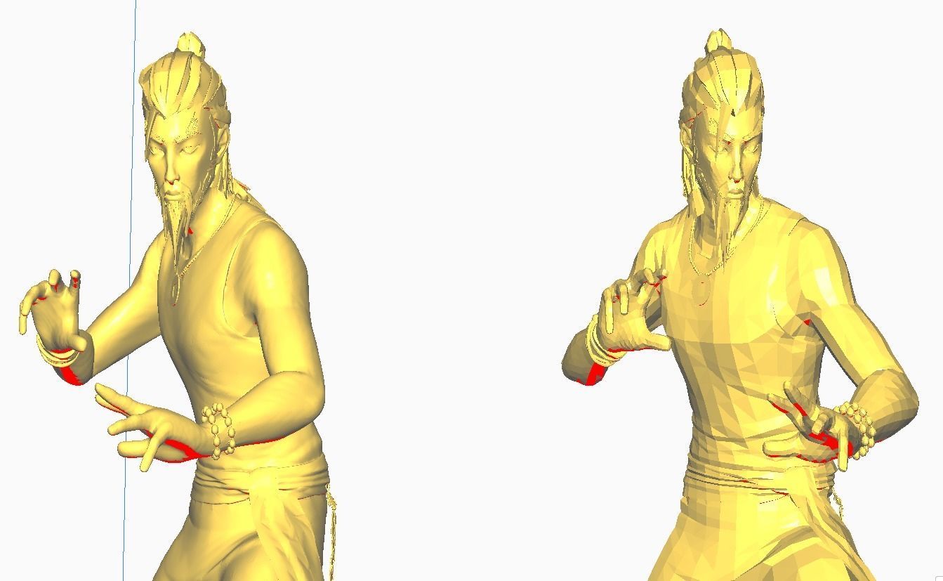 SIFU game character 3D print model_19