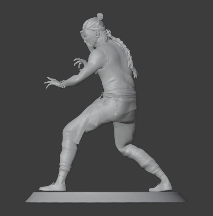 SIFU game character 3D print model_3