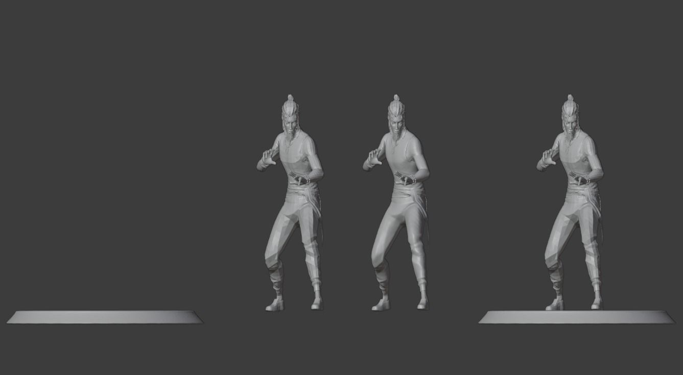 SIFU game character 3D print model_1