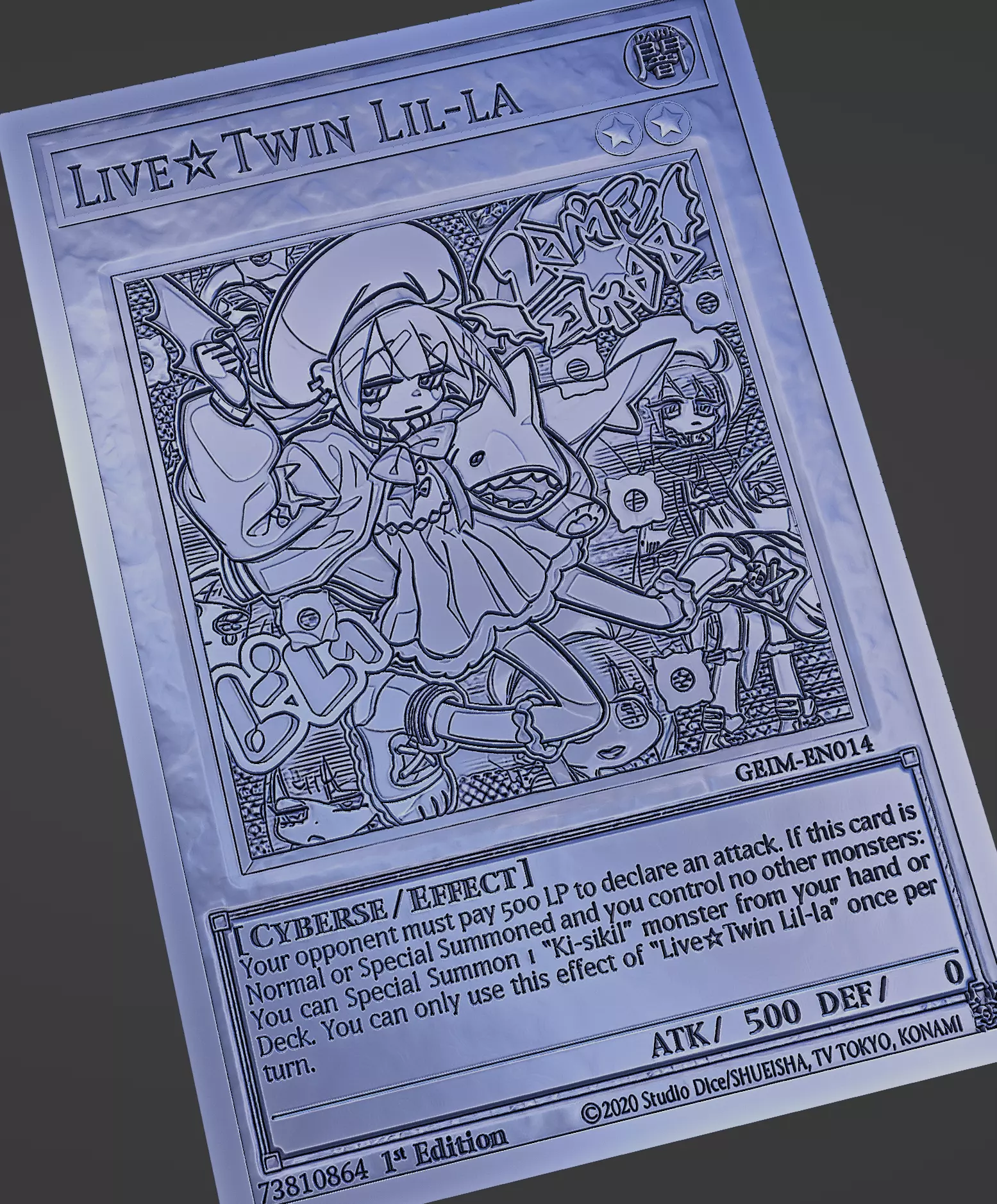 live twin lil-la - yugioh 3D print model