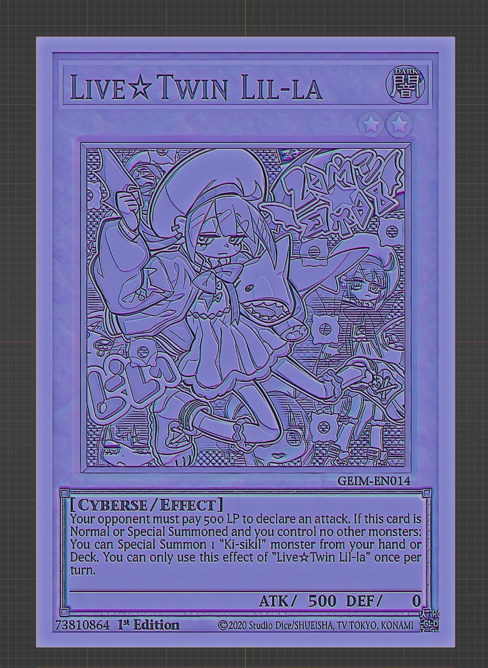 Yugioh Card Live☆Twin Lil-la Sweet ALIN-KR028 Korean Ver Super Rare