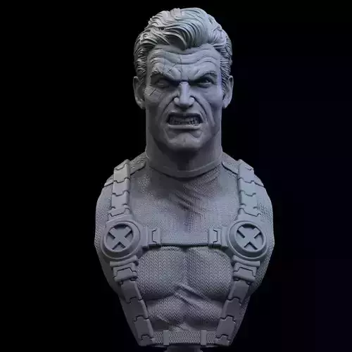 CABLE  X- MEN BUST 3D print model