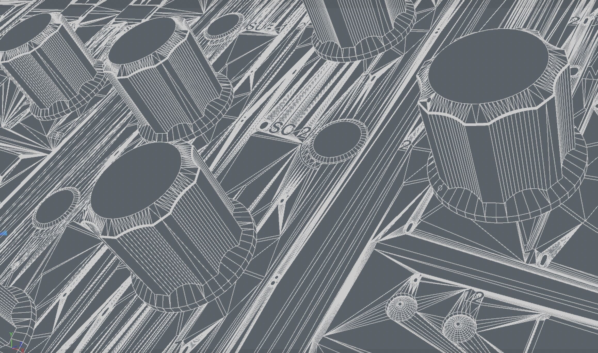 Moog Subsequent 37 Analog Synthesizer 3D model_6