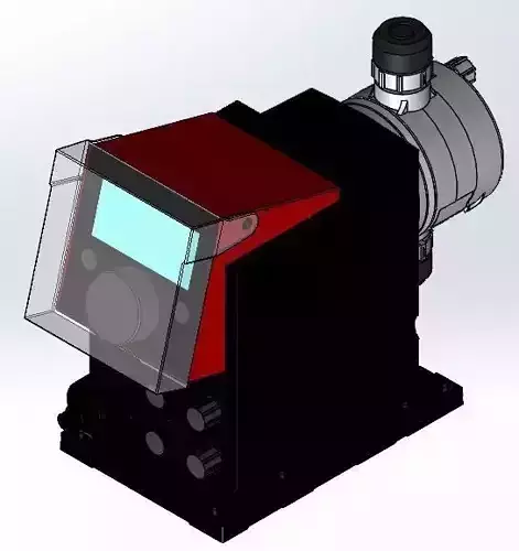 Chemical Dosing Metering pump Grundfos DDA 3D model