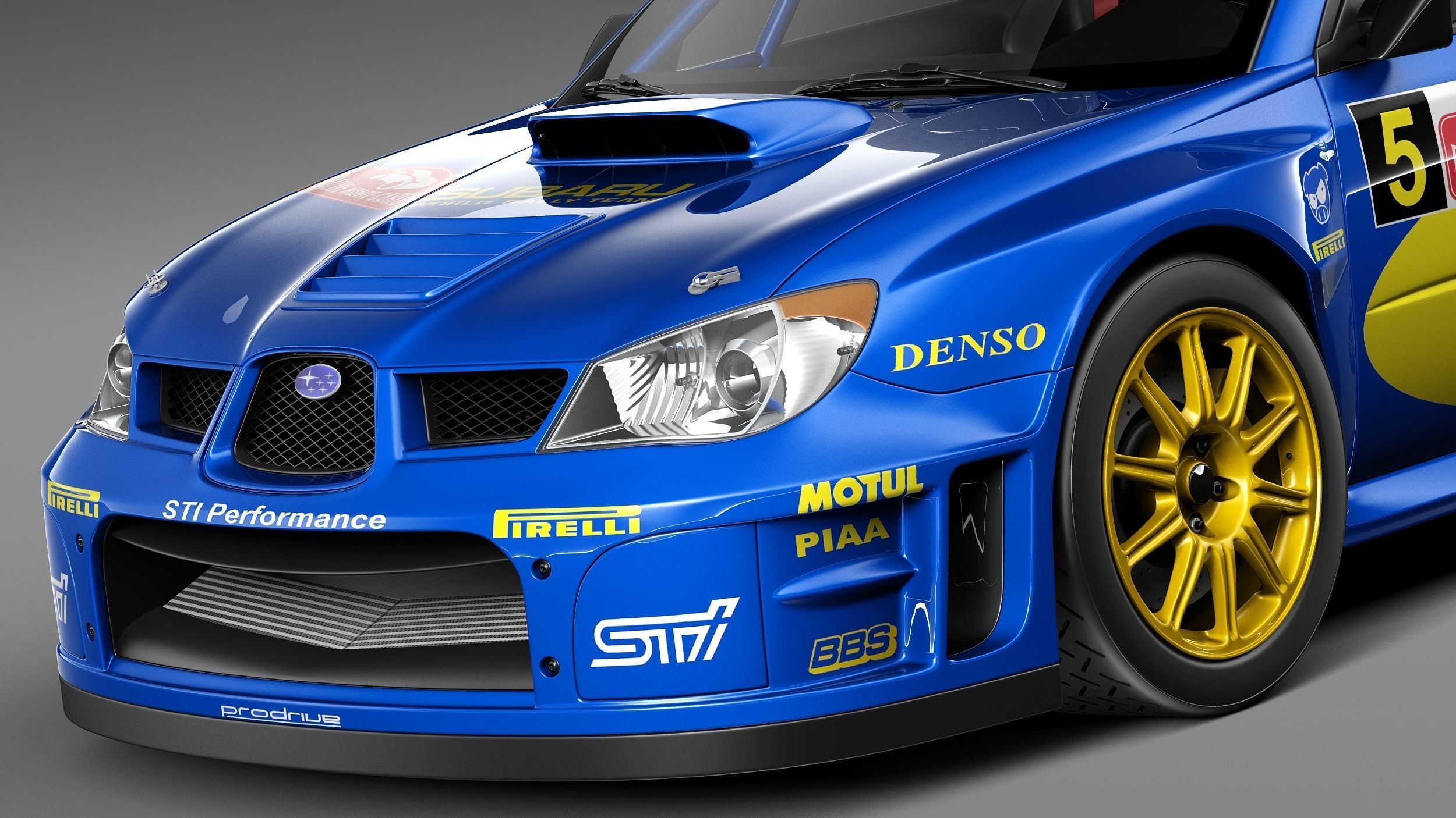 Subaru Impreza STi WRC 2006 3D model_2