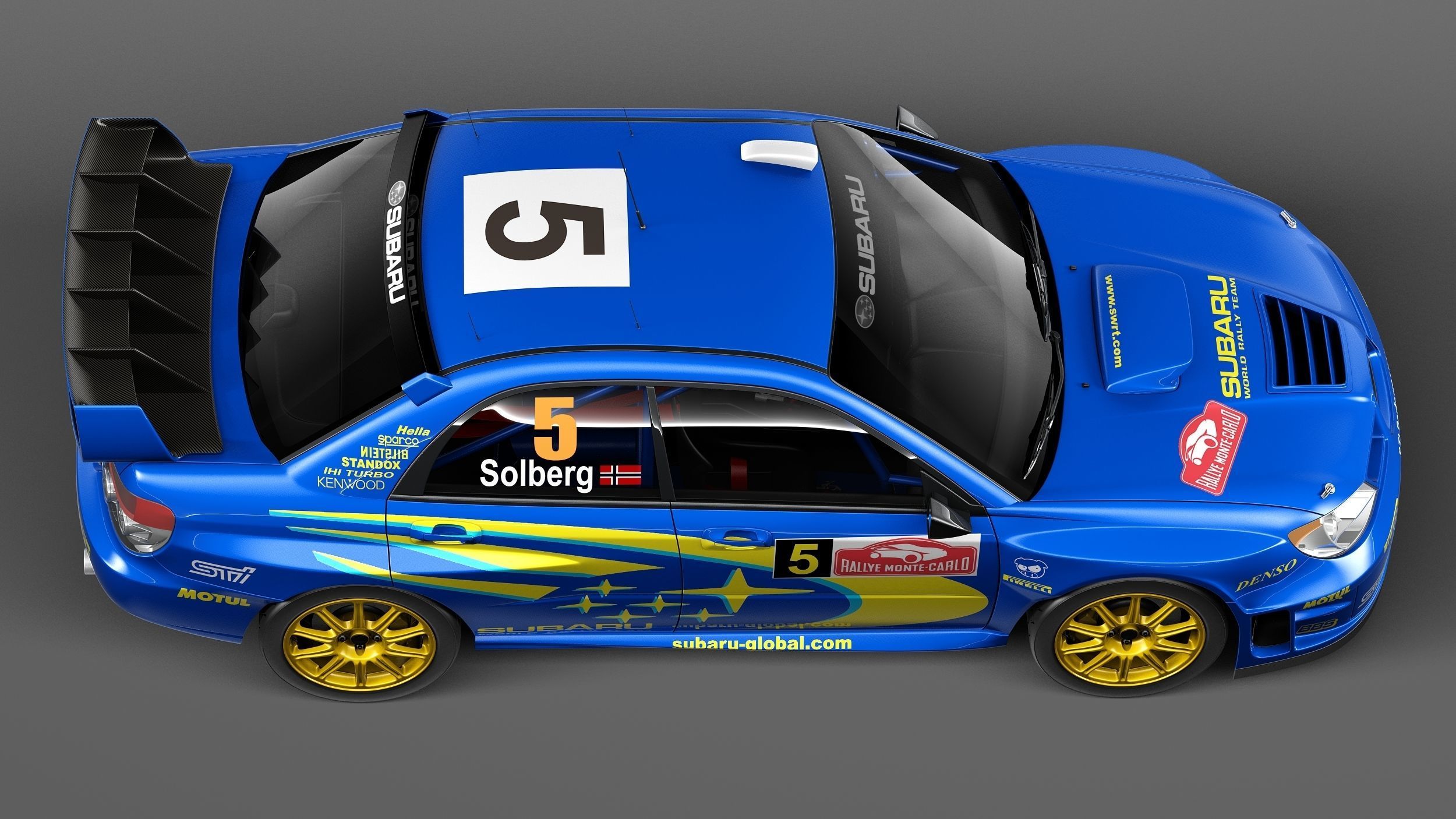 Subaru Impreza STi WRC 2006 3D model_7