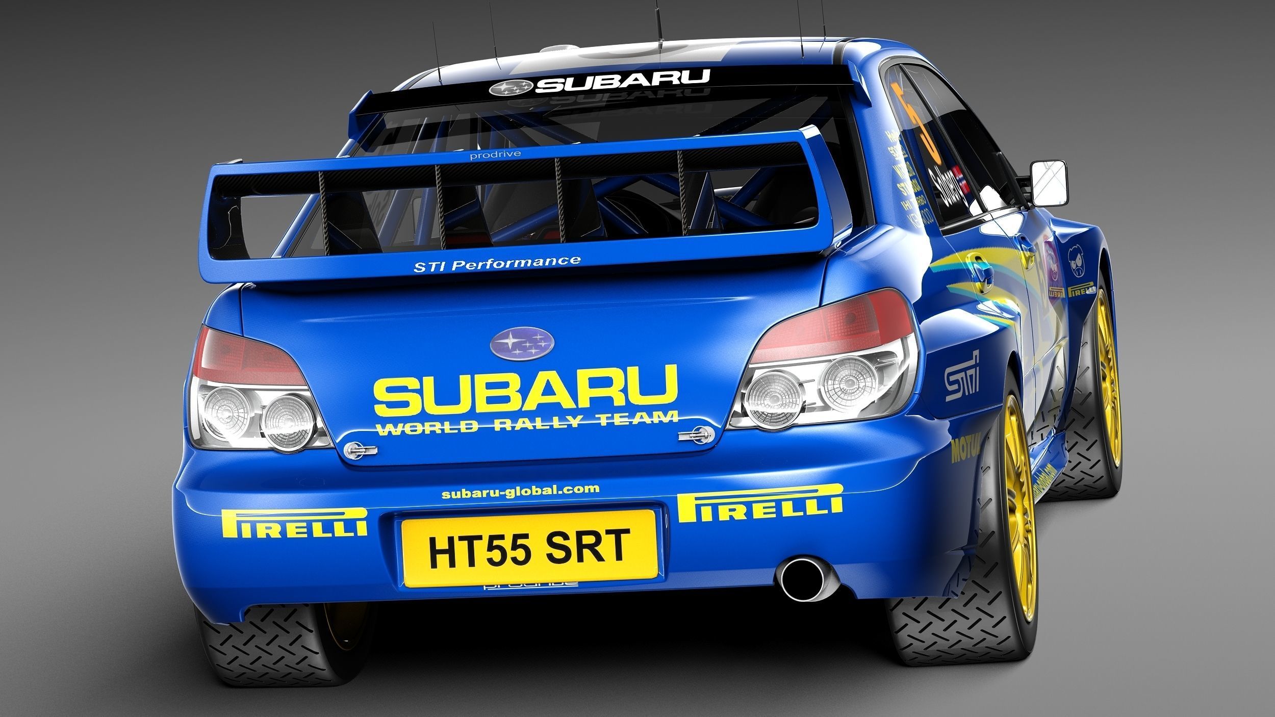 Subaru Impreza STi WRC 2006 3D model_5