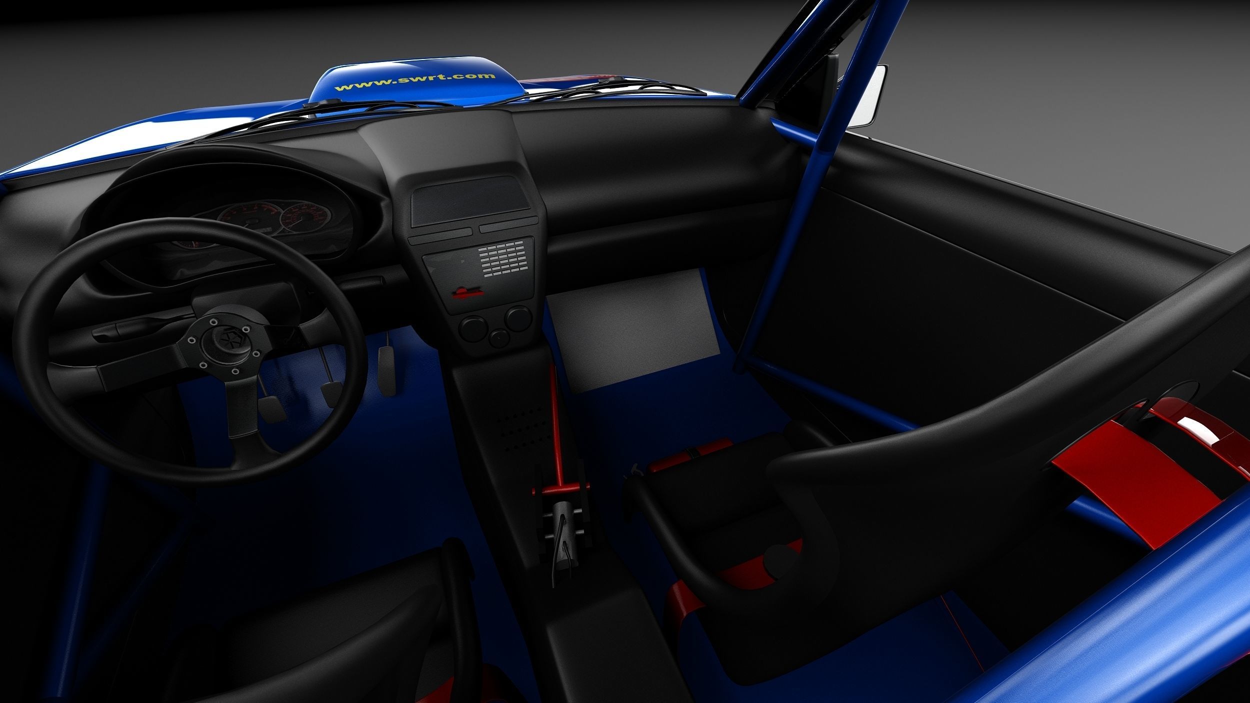 Subaru Impreza STi WRC 2006 3D model_16