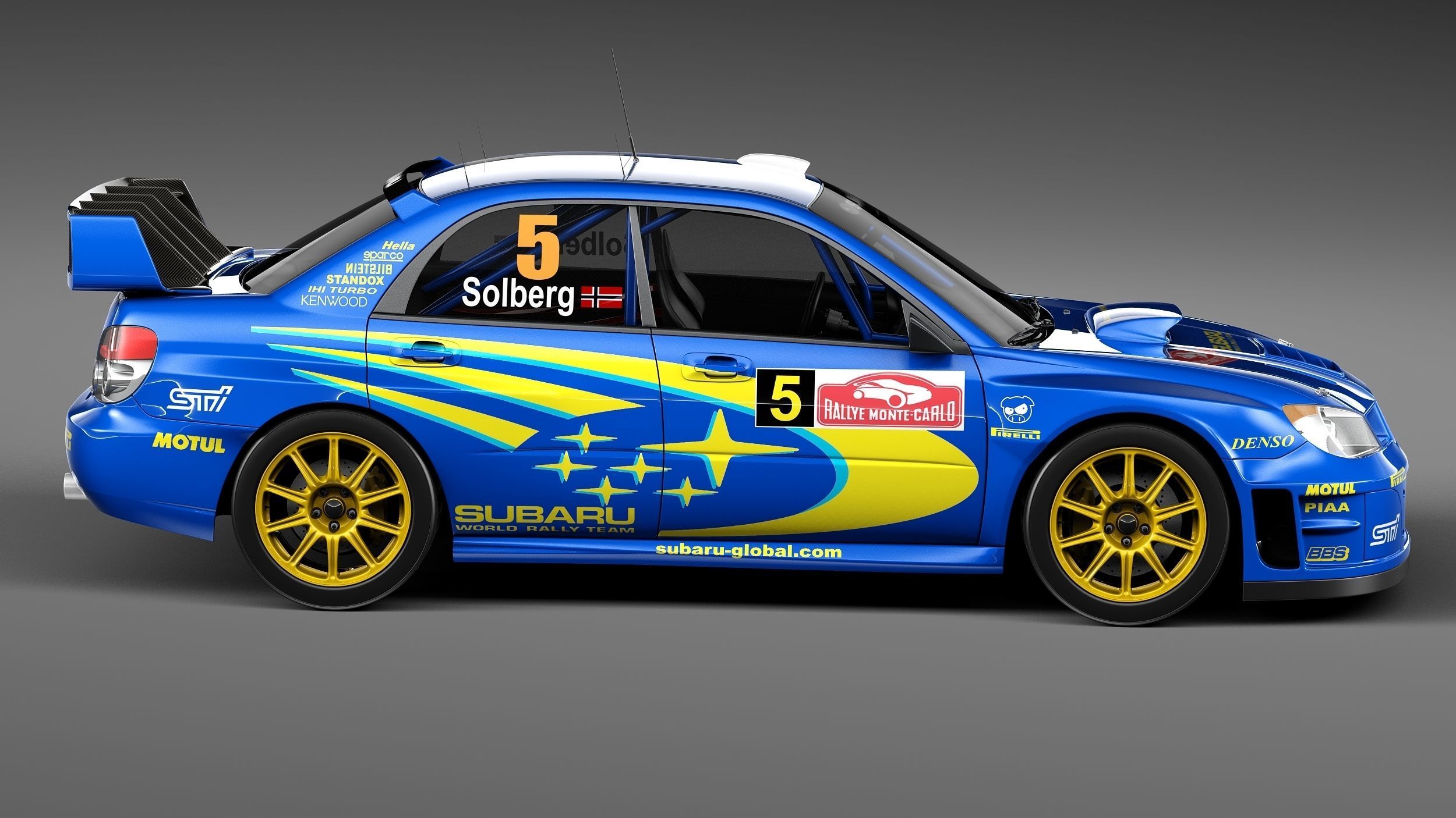 Subaru Impreza STi WRC 2006 3D model_6