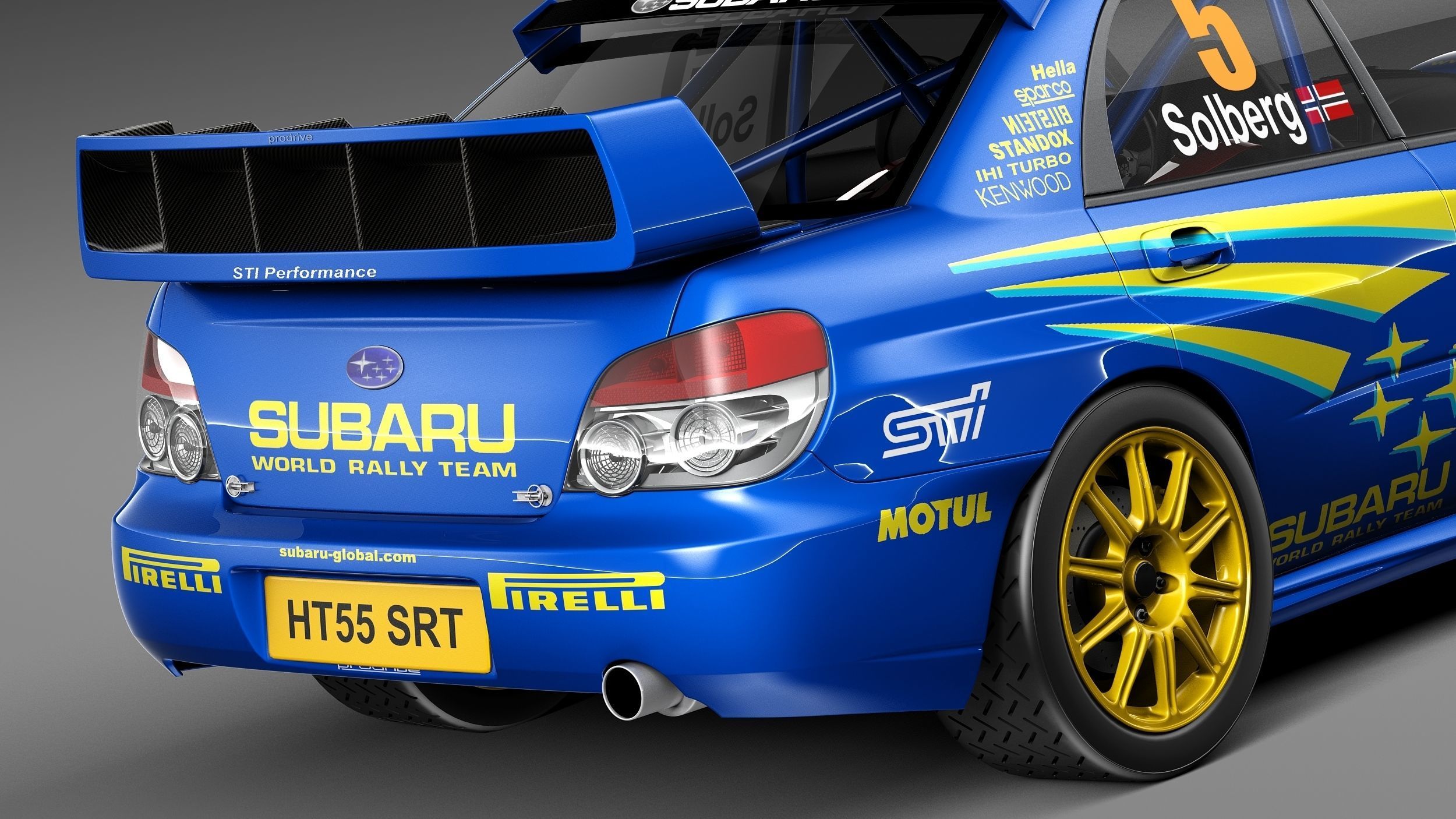 Subaru Impreza STi WRC 2006 3D model_3