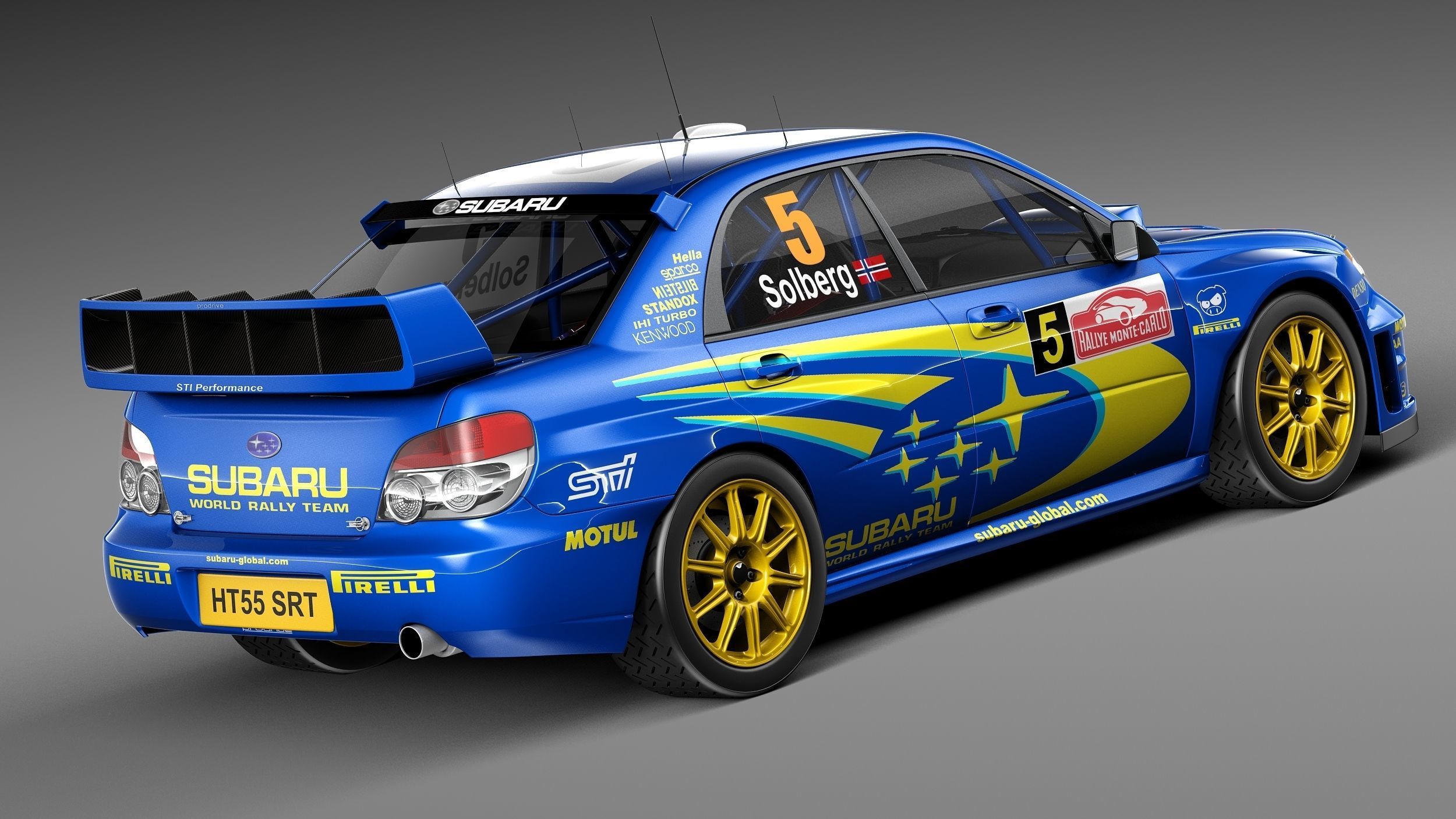 Subaru Impreza STi WRC 2006 3D model_4