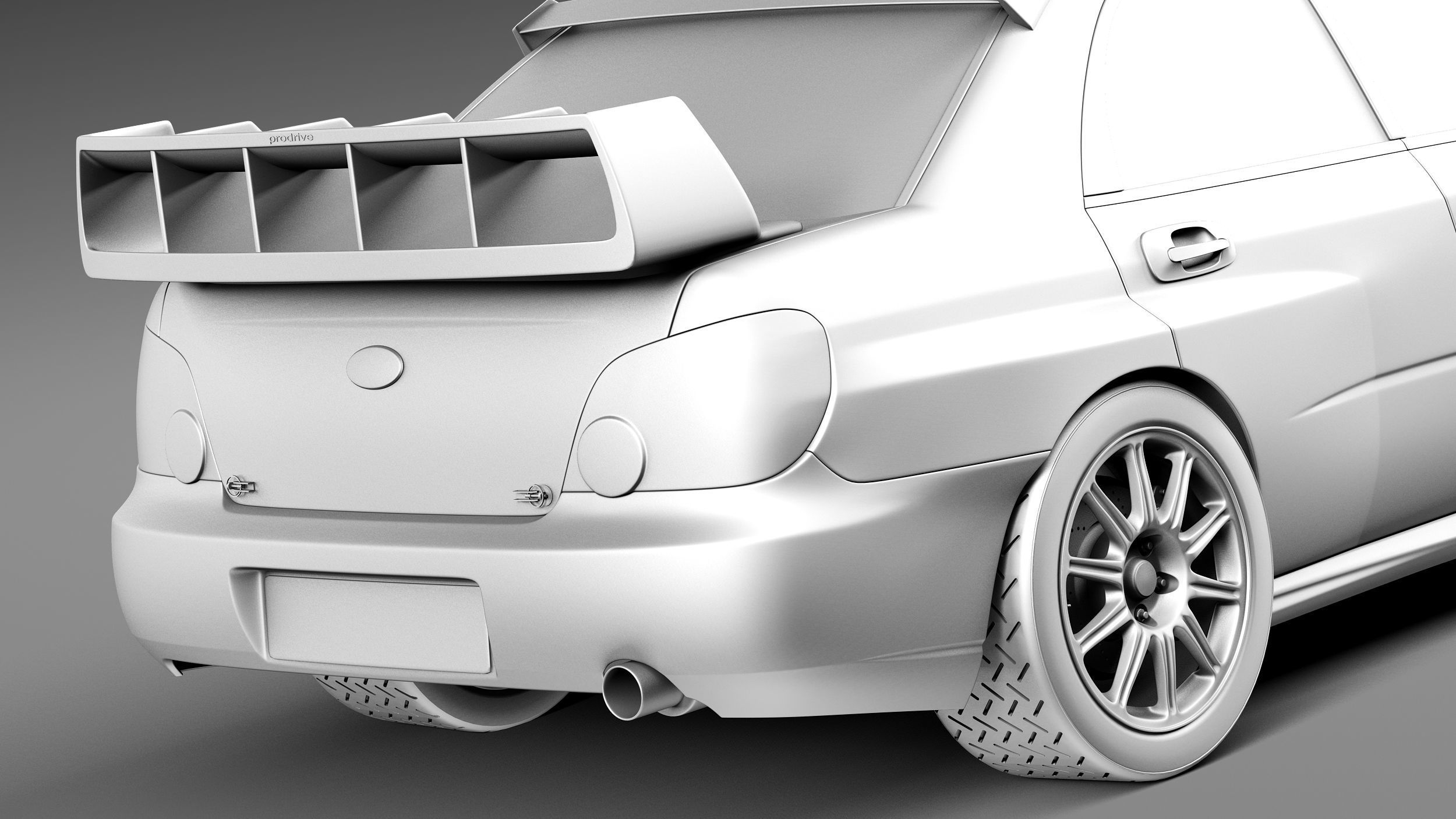 Subaru Impreza STi WRC 2006 3D model_11