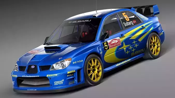 Subaru Impreza STi WRC 2006 3D model