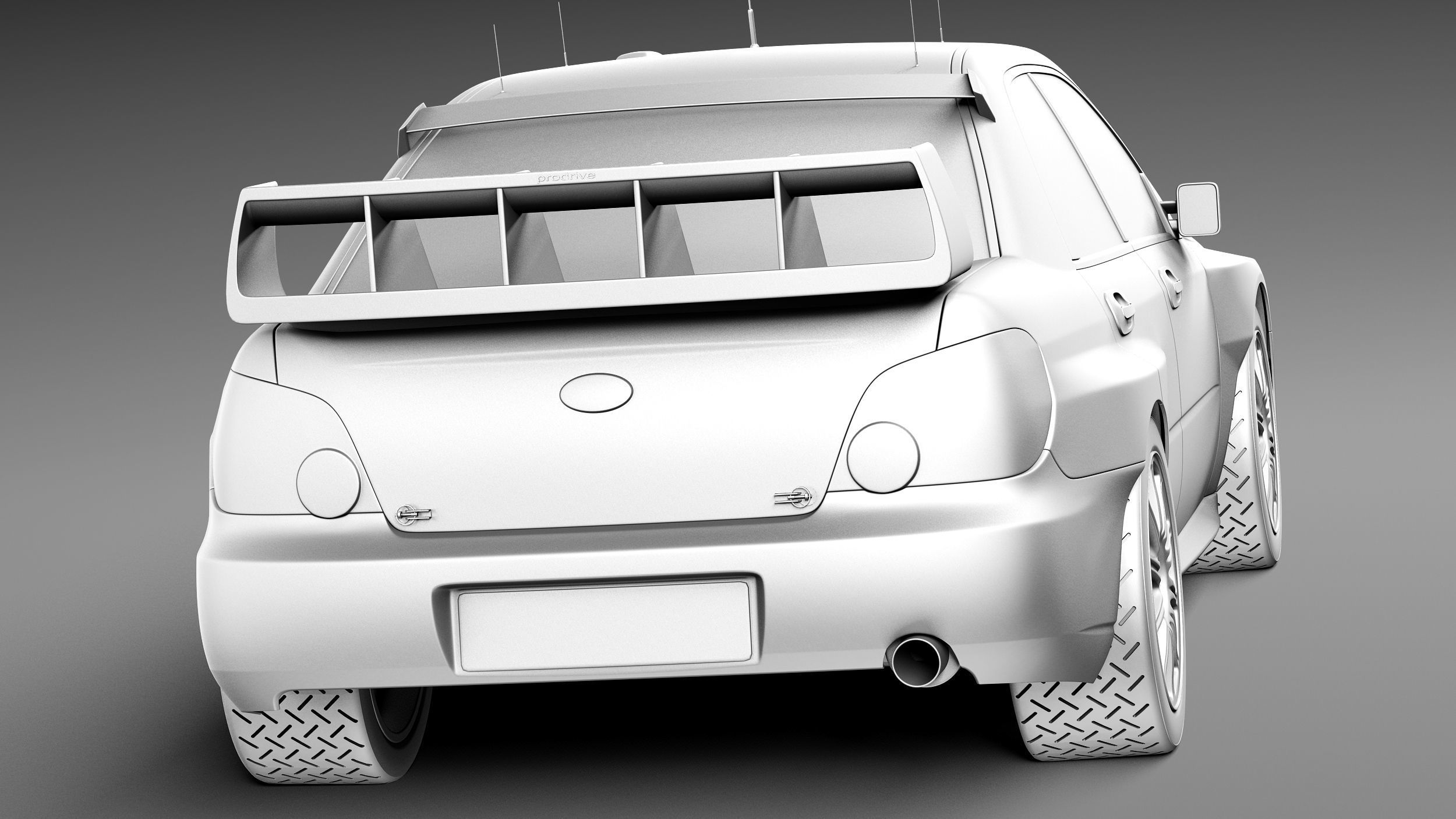 Subaru Impreza STi WRC 2006 3D model_13