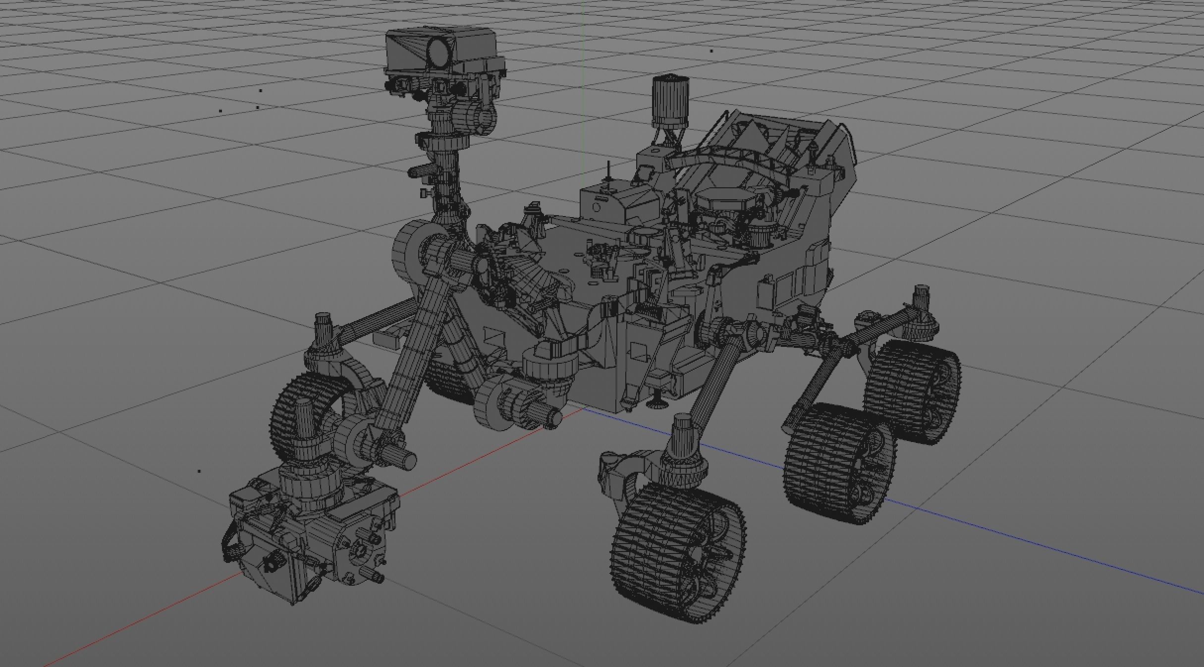 Curiosity Rover Perseverance Mars Rover 3D model_9