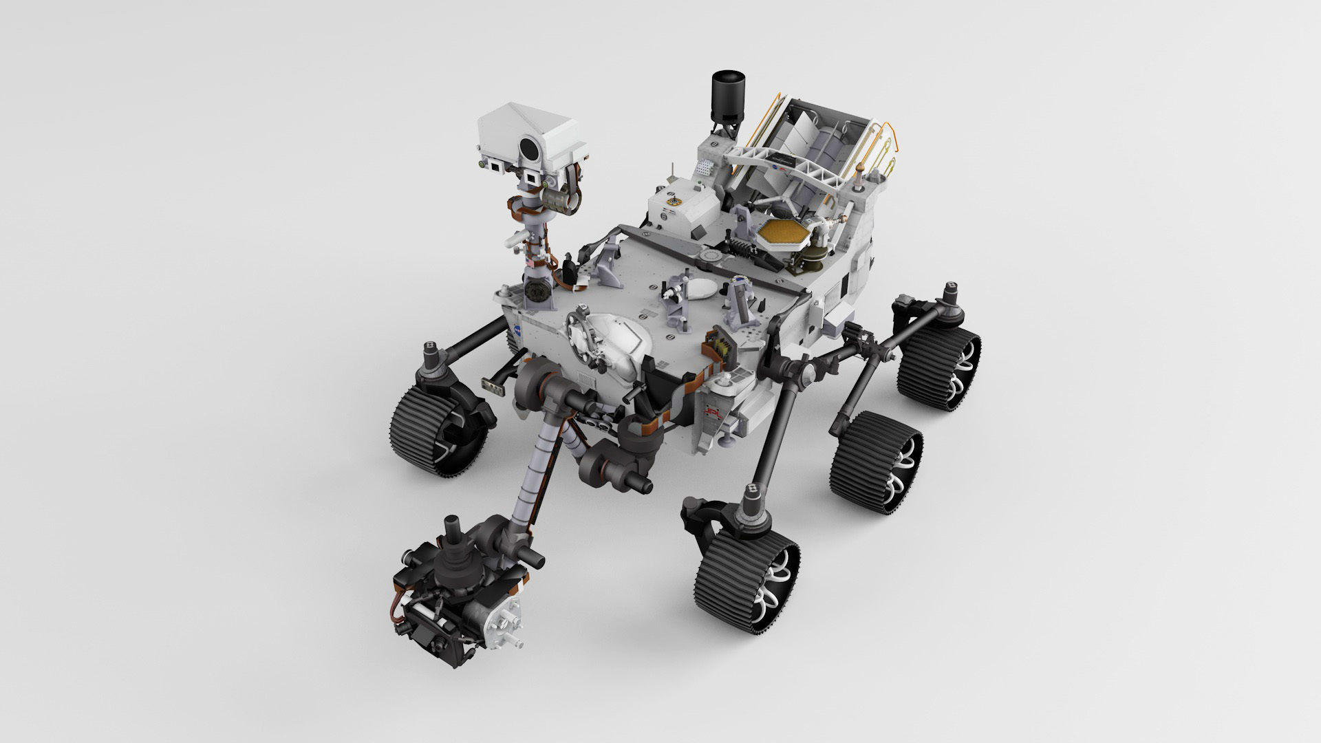 Curiosity Rover Perseverance Mars Rover 3D model_1