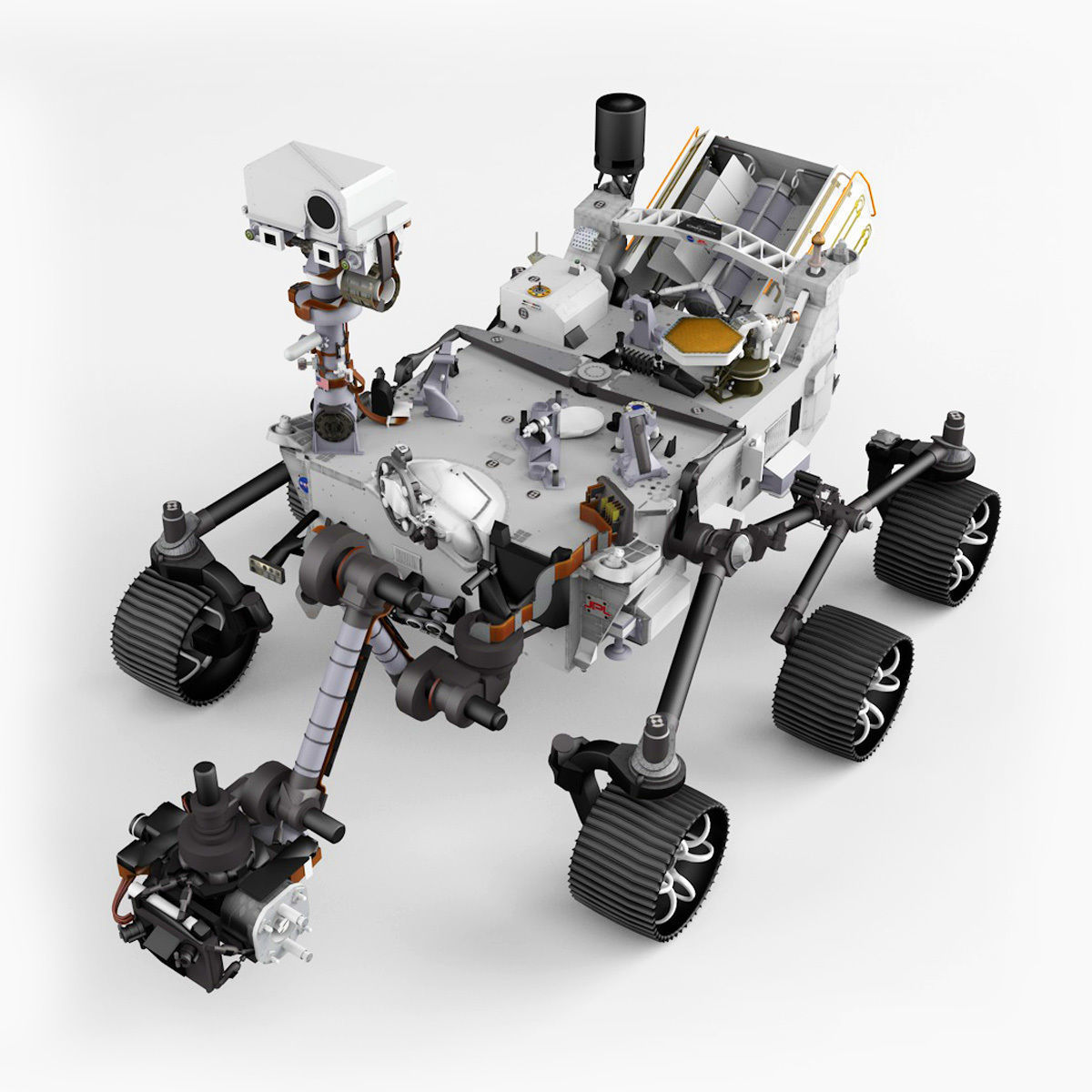Curiosity Rover Perseverance Mars Rover 3D model_5