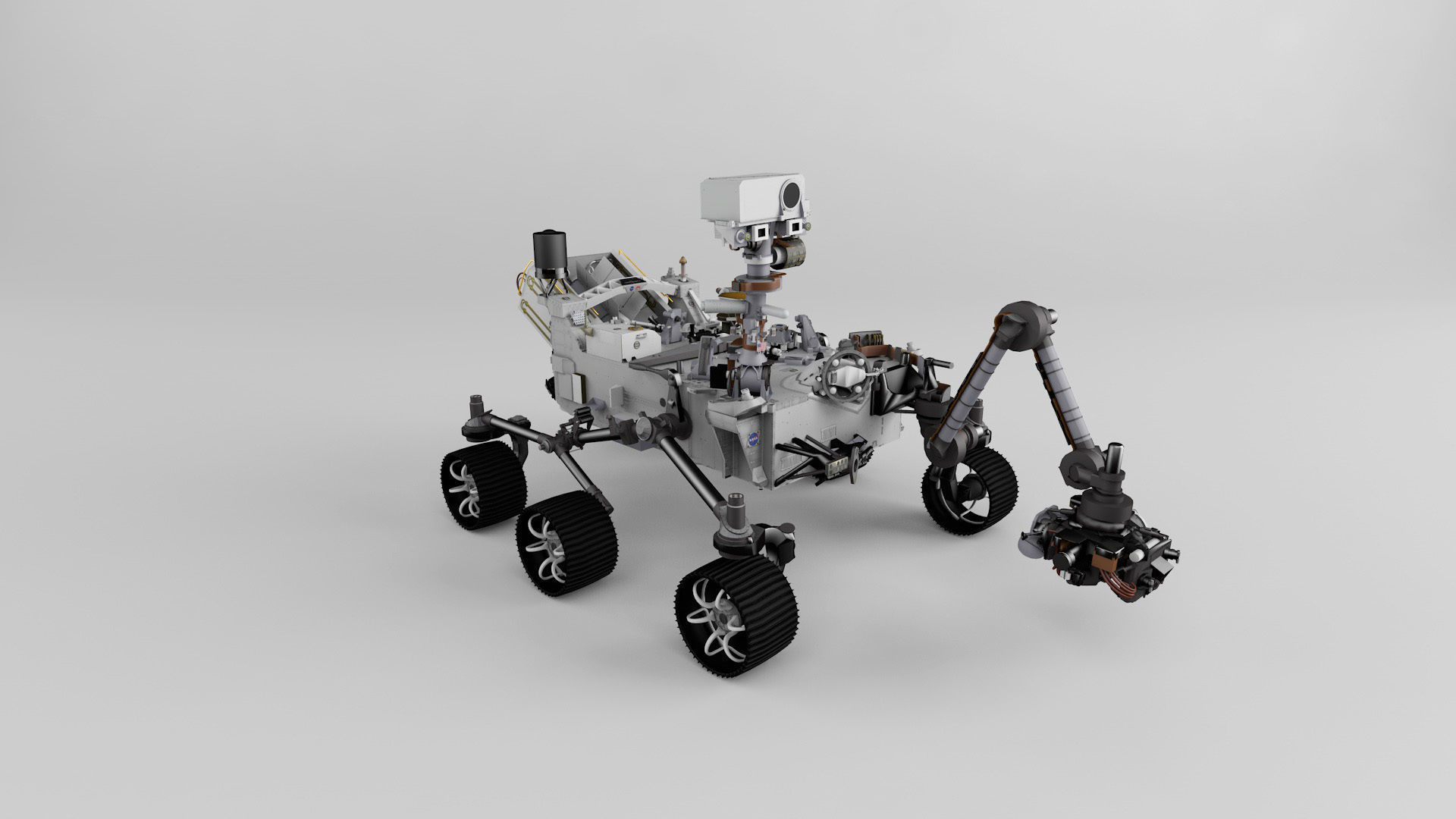 Curiosity Rover Perseverance Mars Rover 3D model_3
