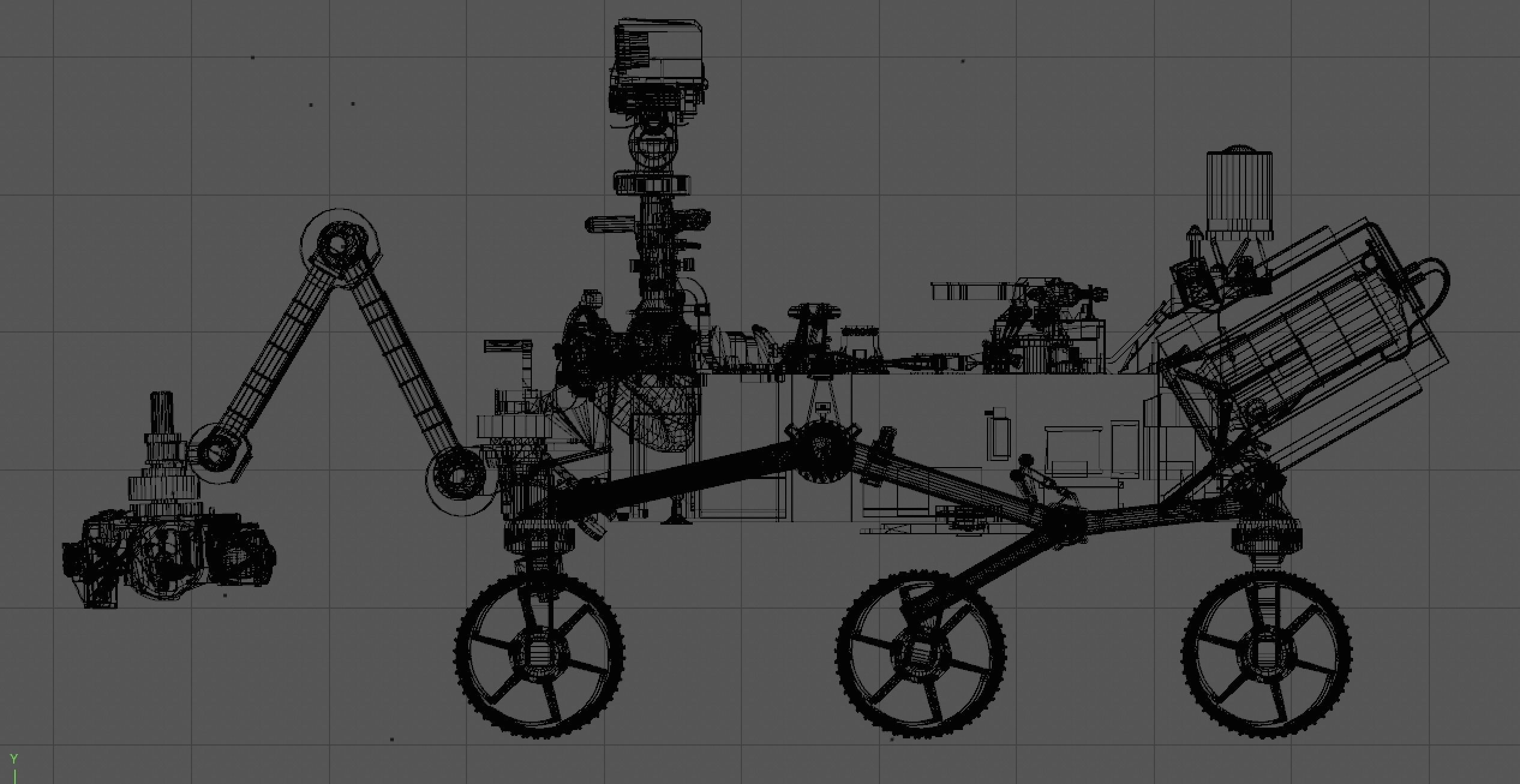 Curiosity Rover Perseverance Mars Rover 3D model_6