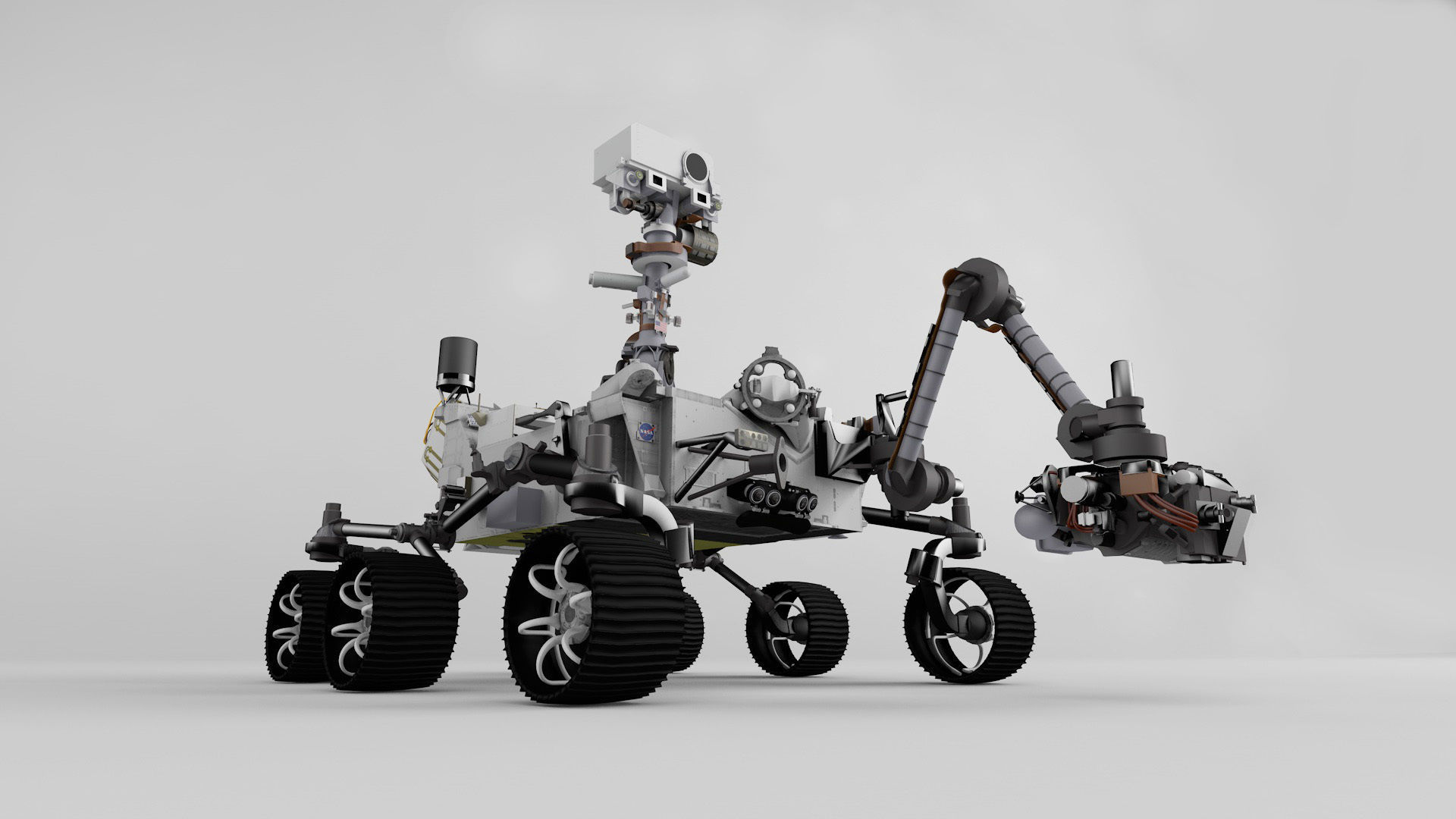 Curiosity Rover Perseverance Mars Rover 3D model_4