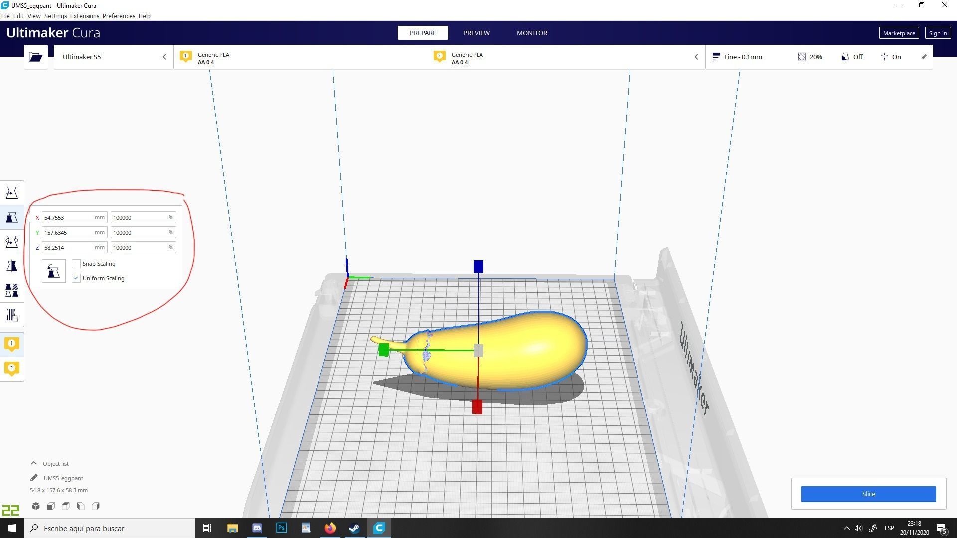 Eggplant Low-poly 3D model_4