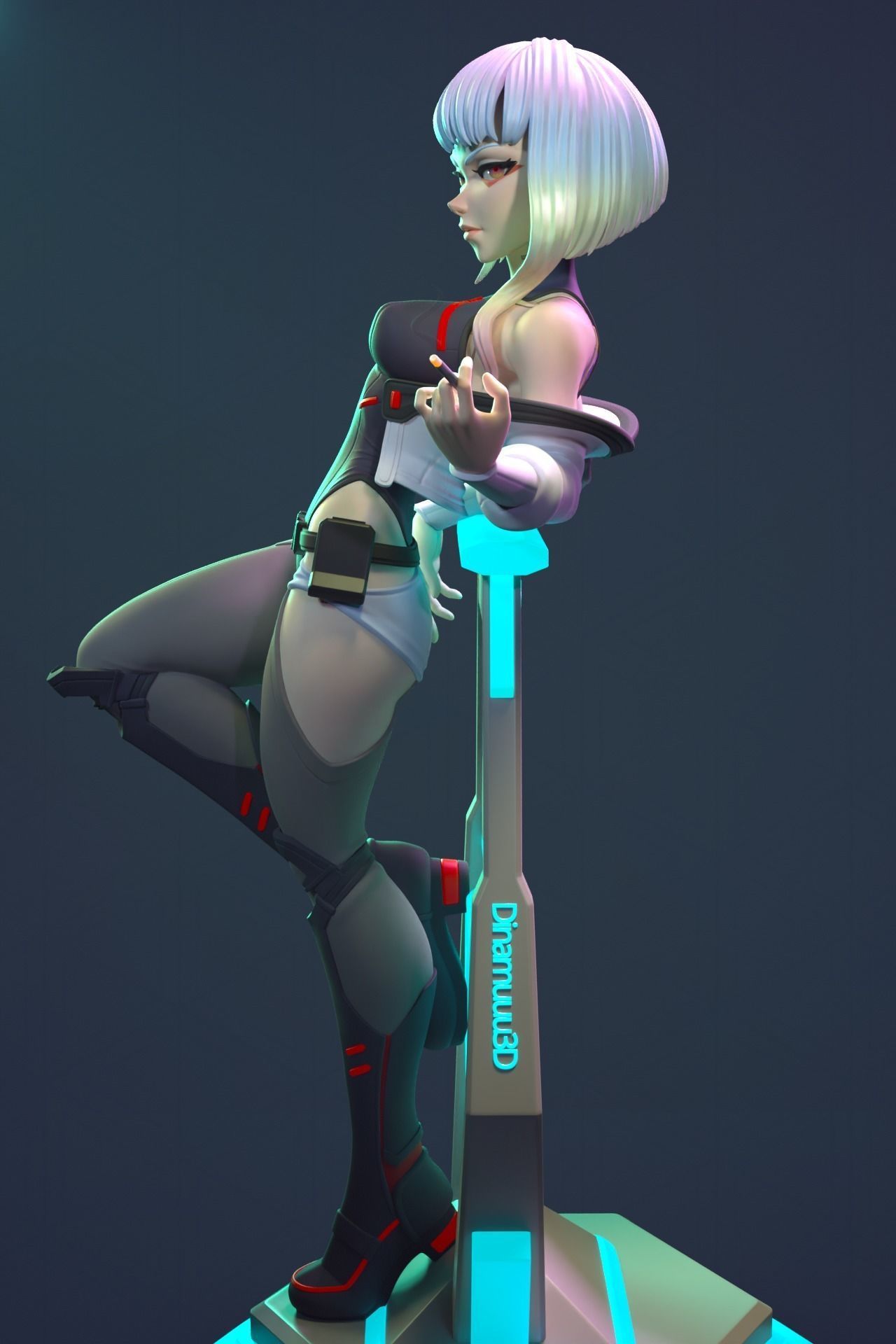 Lucy Cyberpunk Edgerunners Multi Versions SFW NSFW STL 3D print model_3