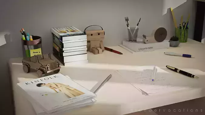 sutdy table room set 