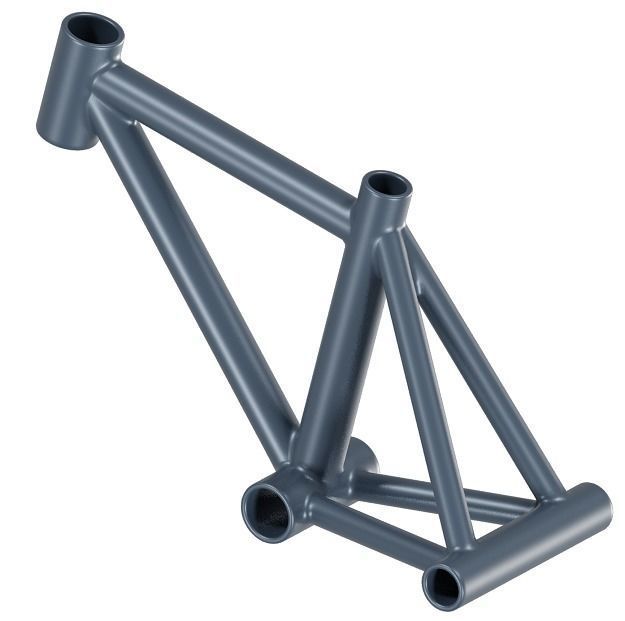 Kids Bicycle Frame 3D model_2
