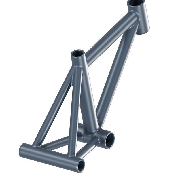 Kids Bicycle Frame 3D model_3
